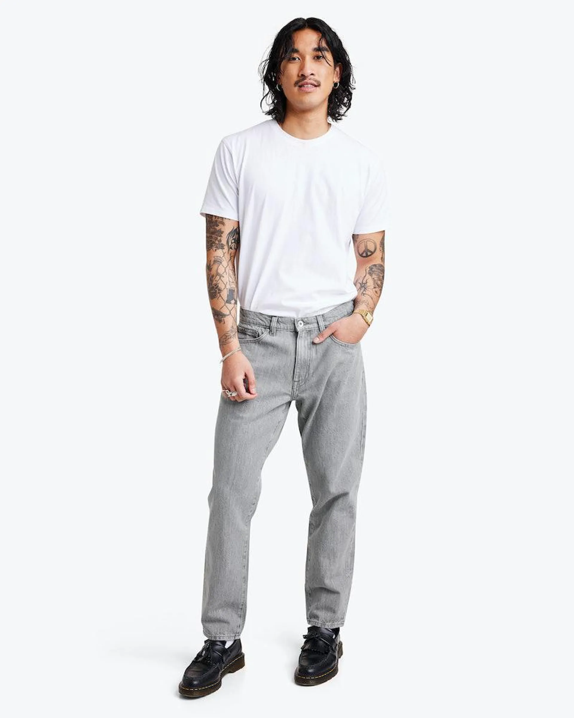 Skate Grey Stone Grå Jeans