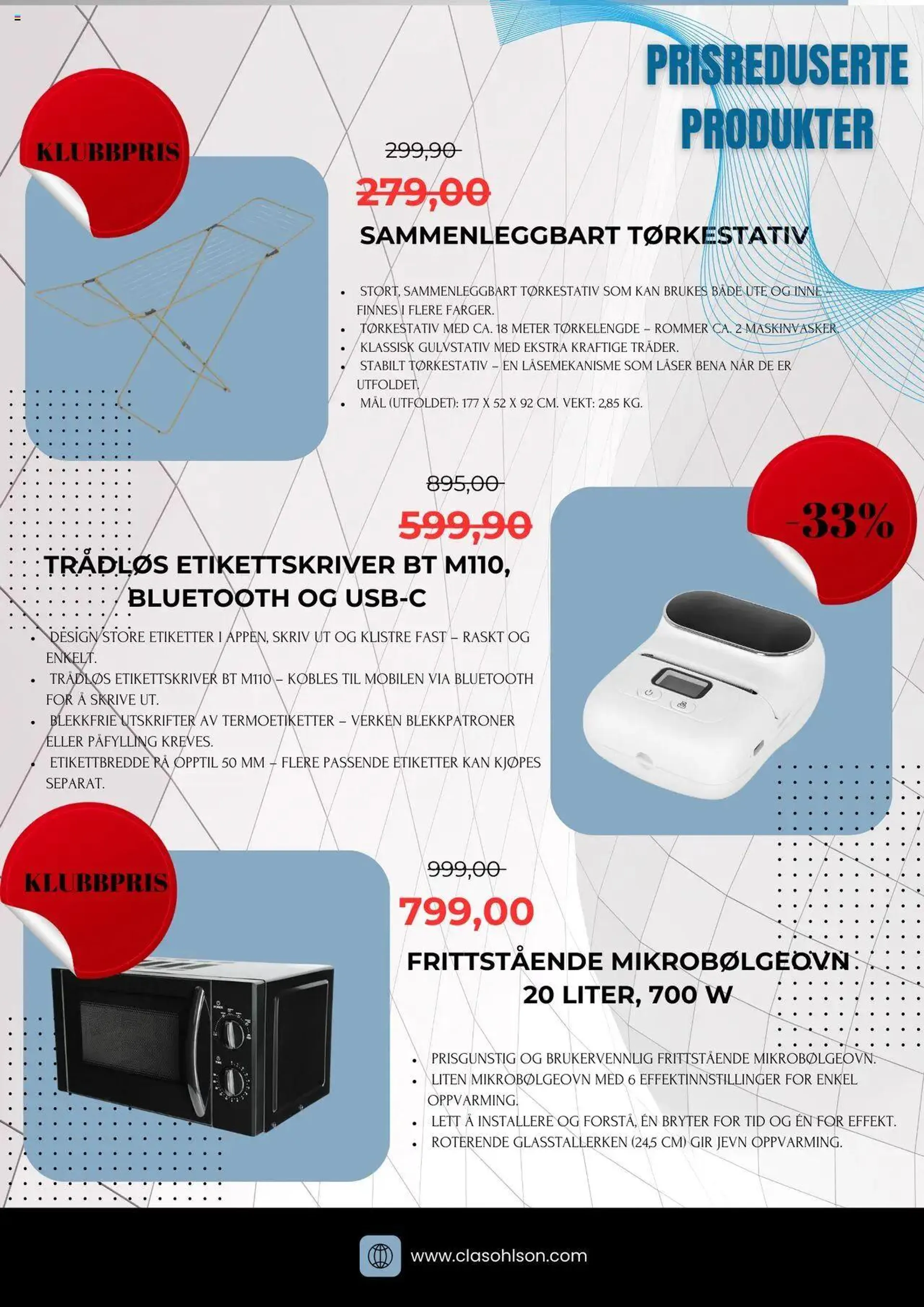 Clas Ohlson kundeavis fra 2. august til 31. desember 2024 - kundeavisside 3