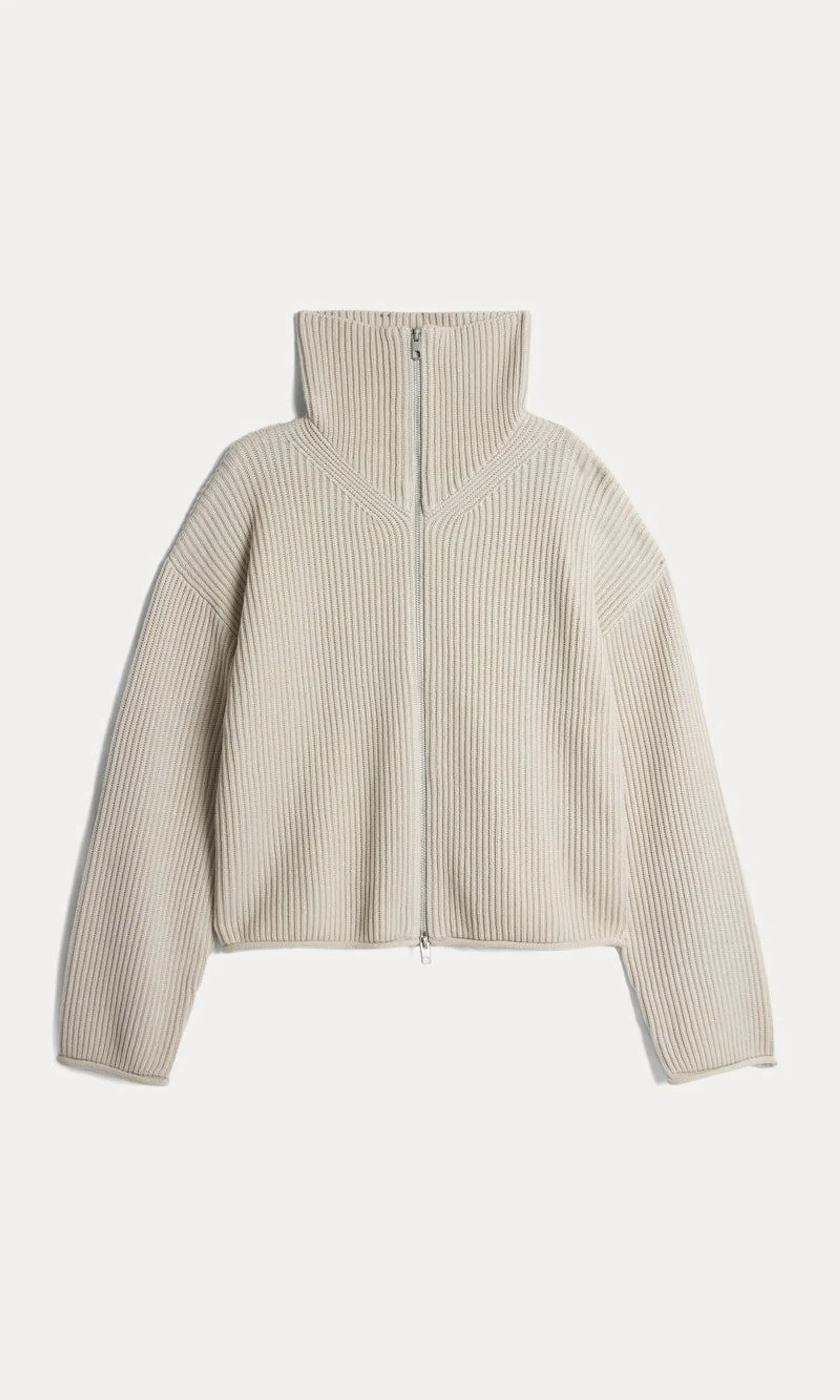 Cardigan med zip