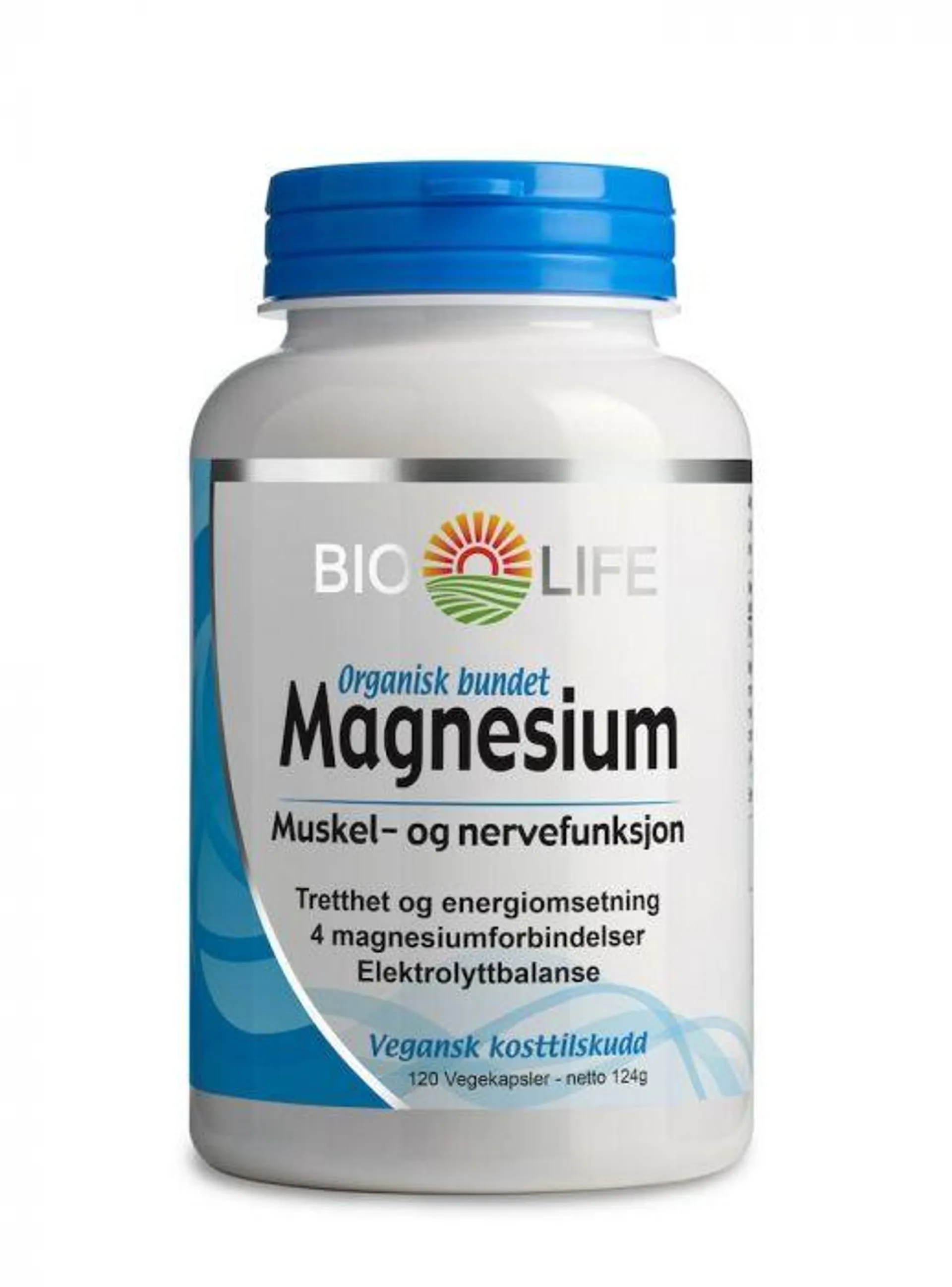 Bio Life Magnesium 120 kapsler