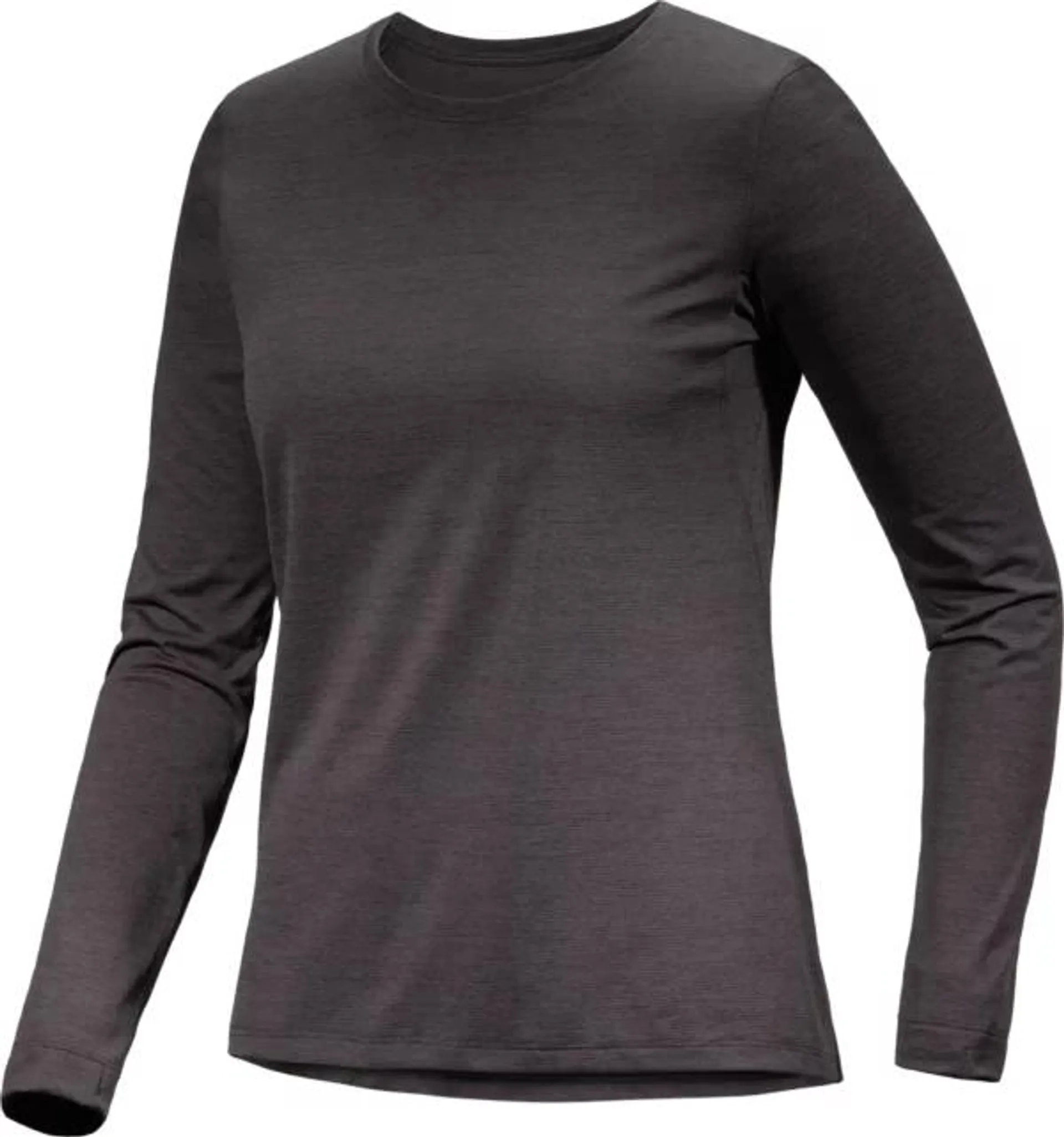 Arc’teryx Taema Crew LS Womens Black Heather