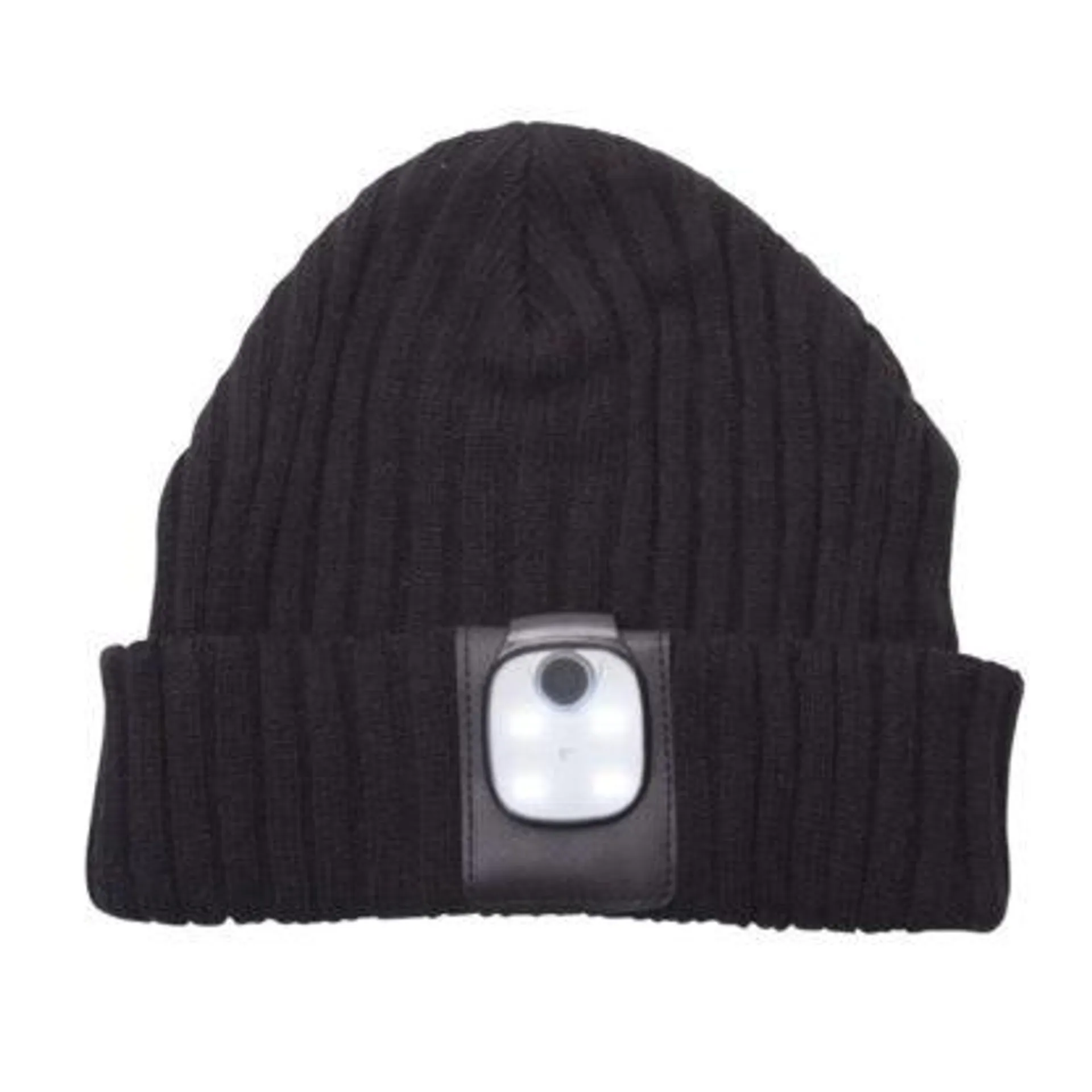 Lumus lue med LED-lys svart
