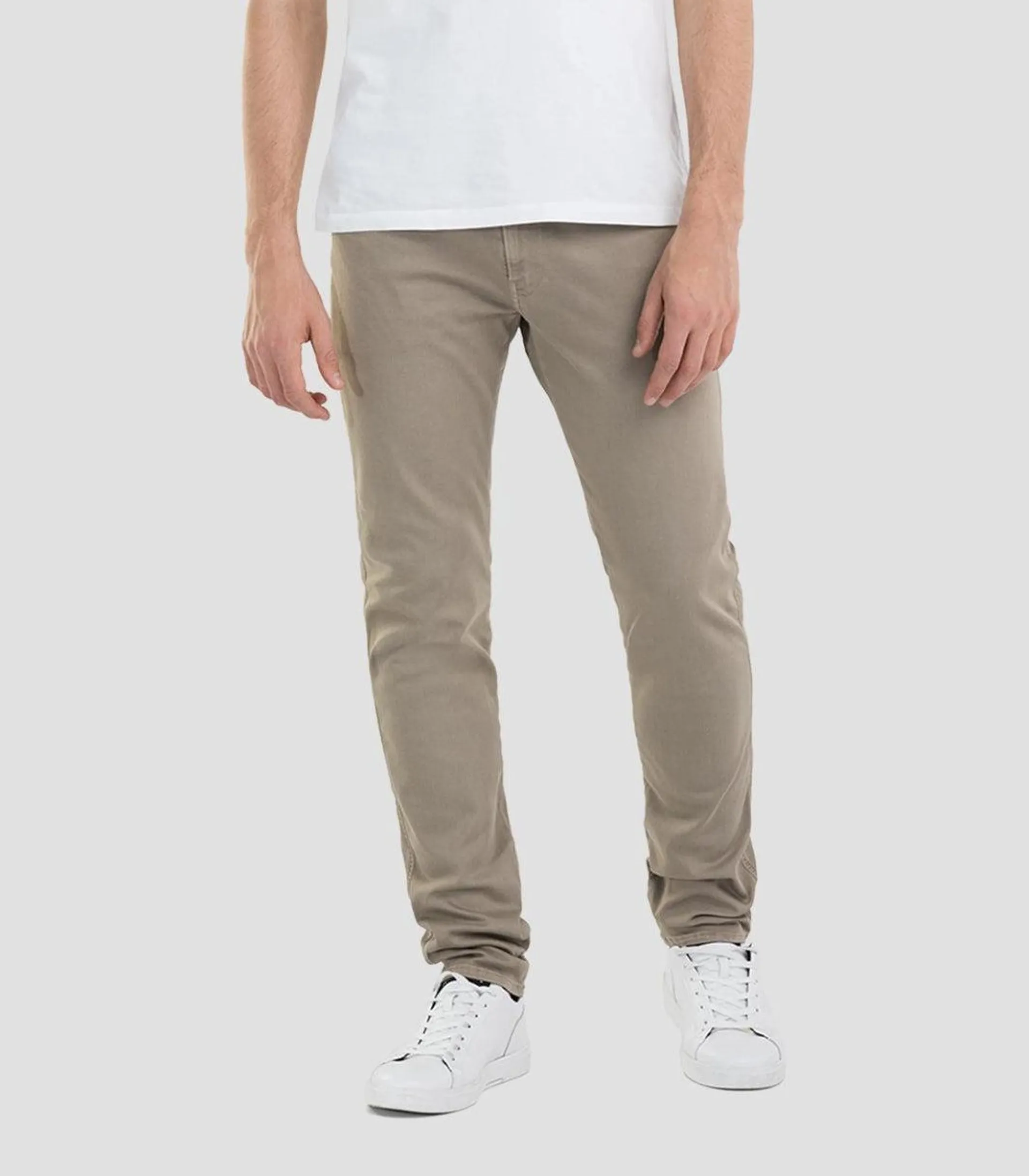 SLIM FIT ANBASS HYPERFLEX JEANS Beige