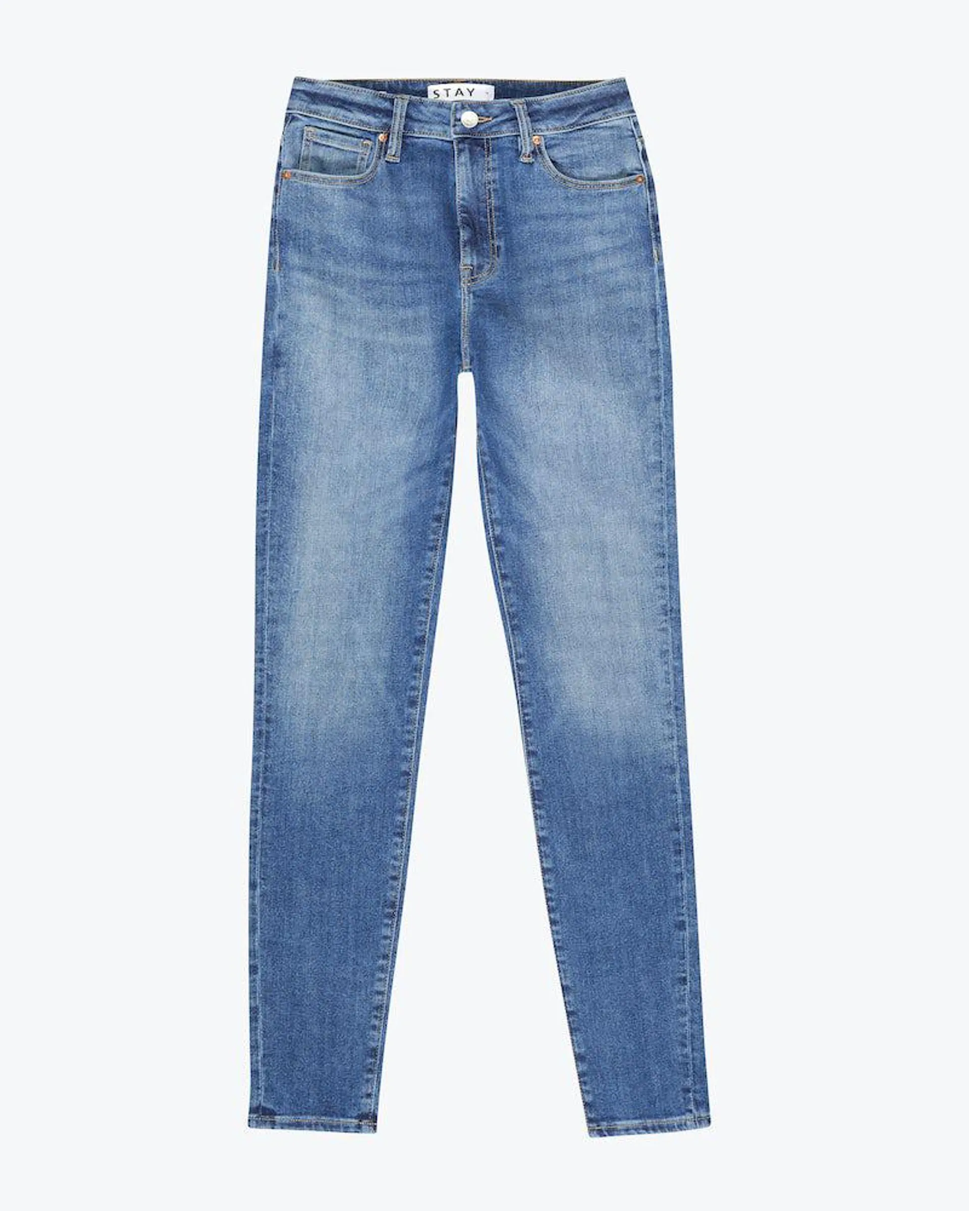 Skinny Medium Blå Jeans