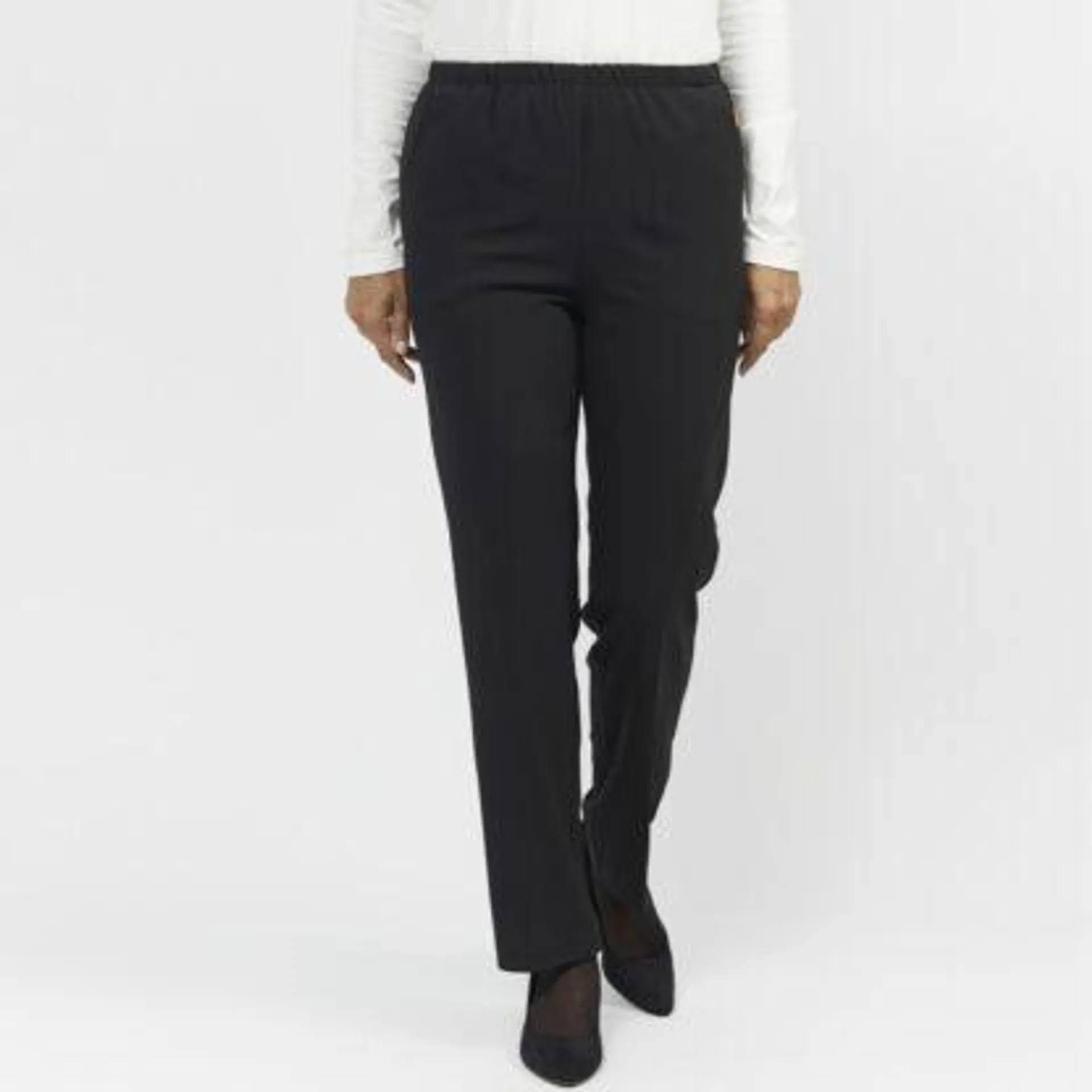 Brandtex Bukse Sofie Slim m/ strikk i livet