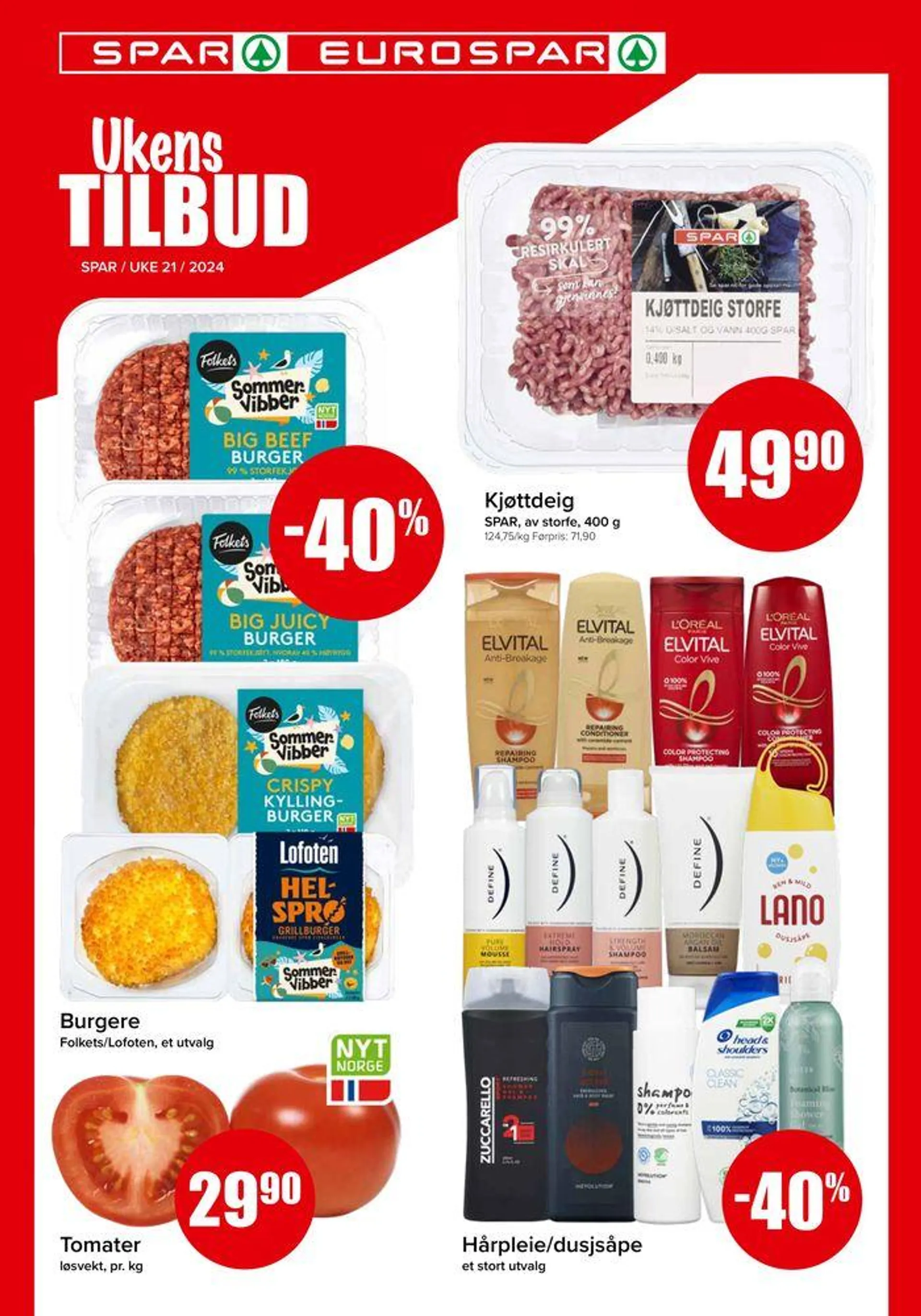 Spar Kundeavis fra 19. mai til 2. juni 2024 - kundeavisside 1