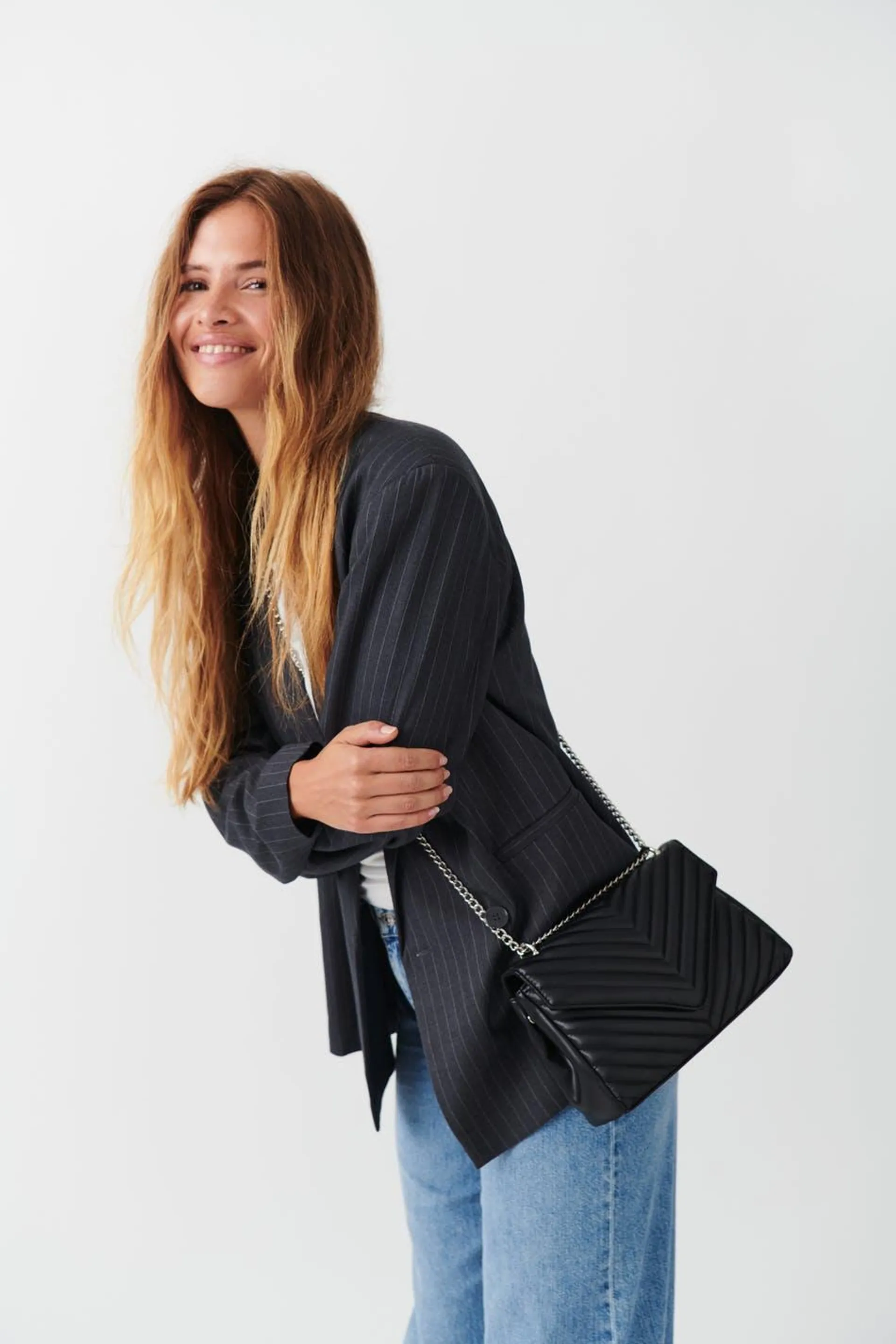 Quilted shoulder bag