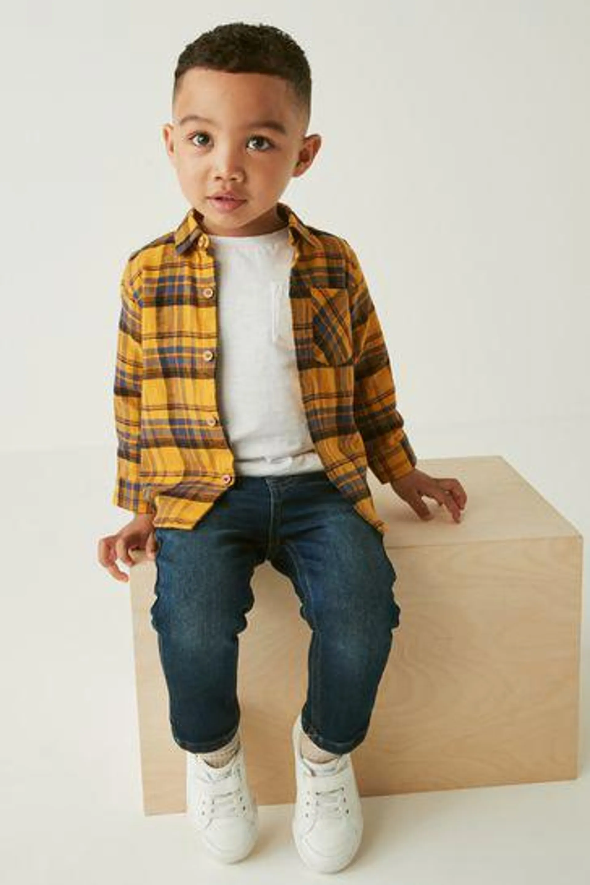 Long Sleeve Check Shirt (3mths-7yrs)