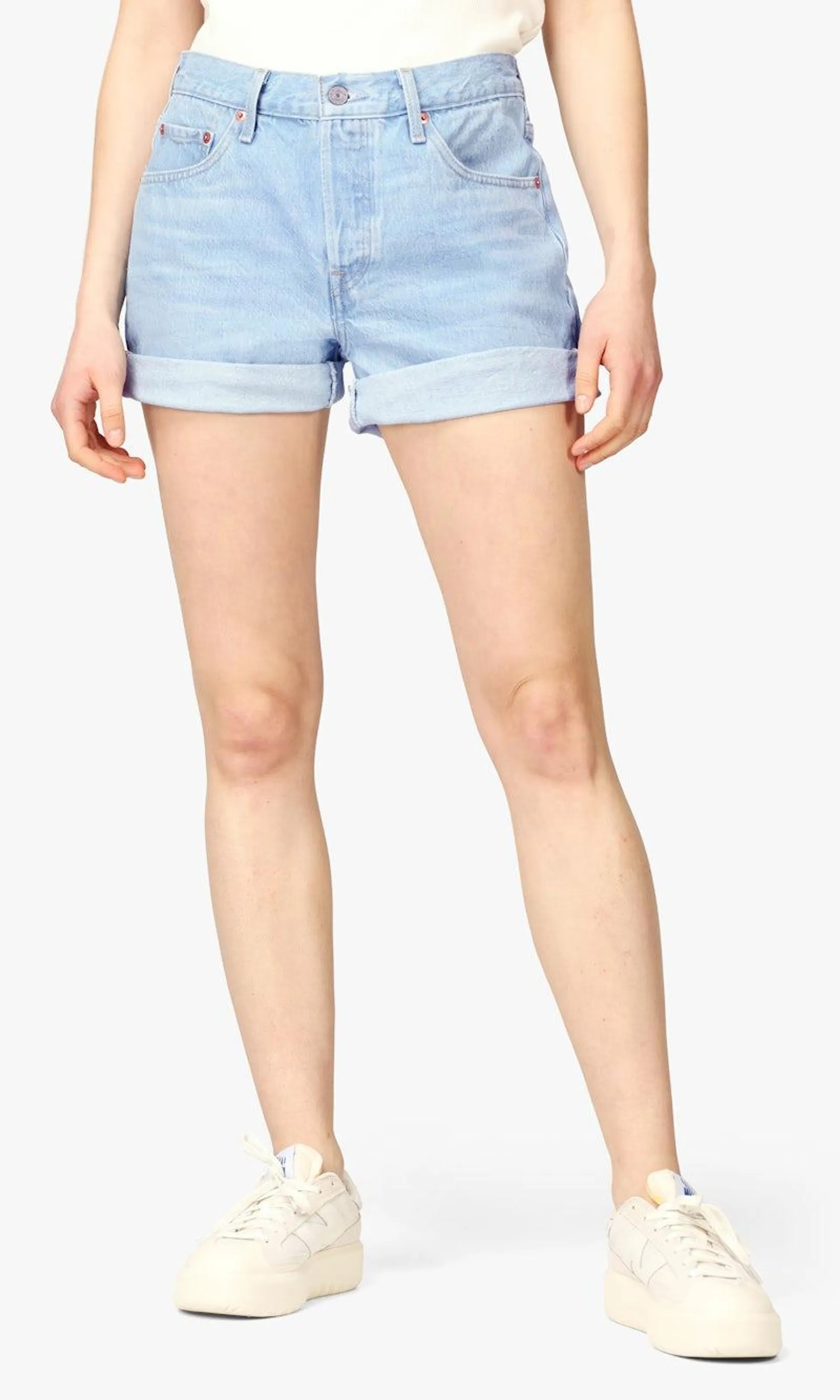 501® Rolled Lys Blå Shorts