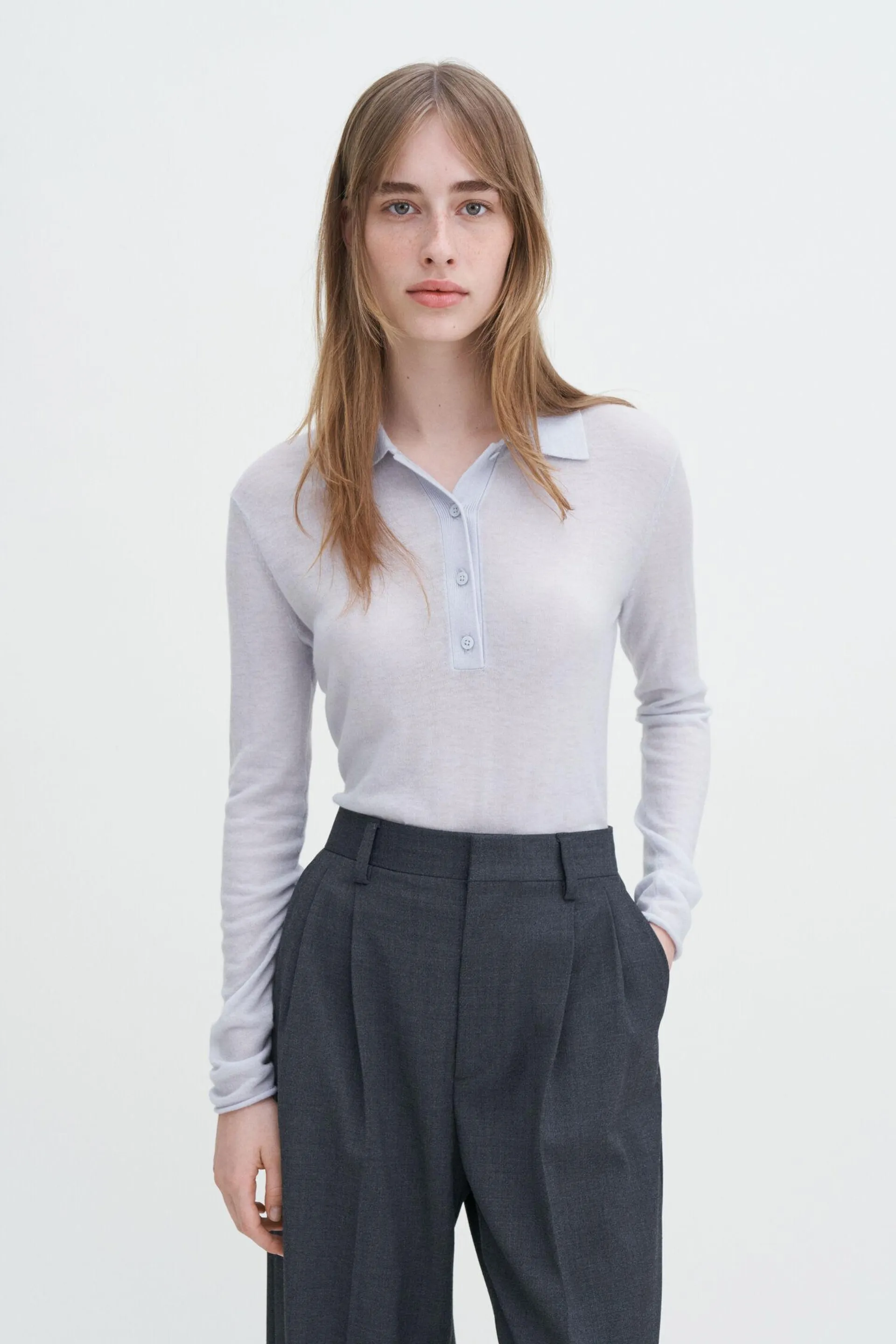 Knit Polo Sweater