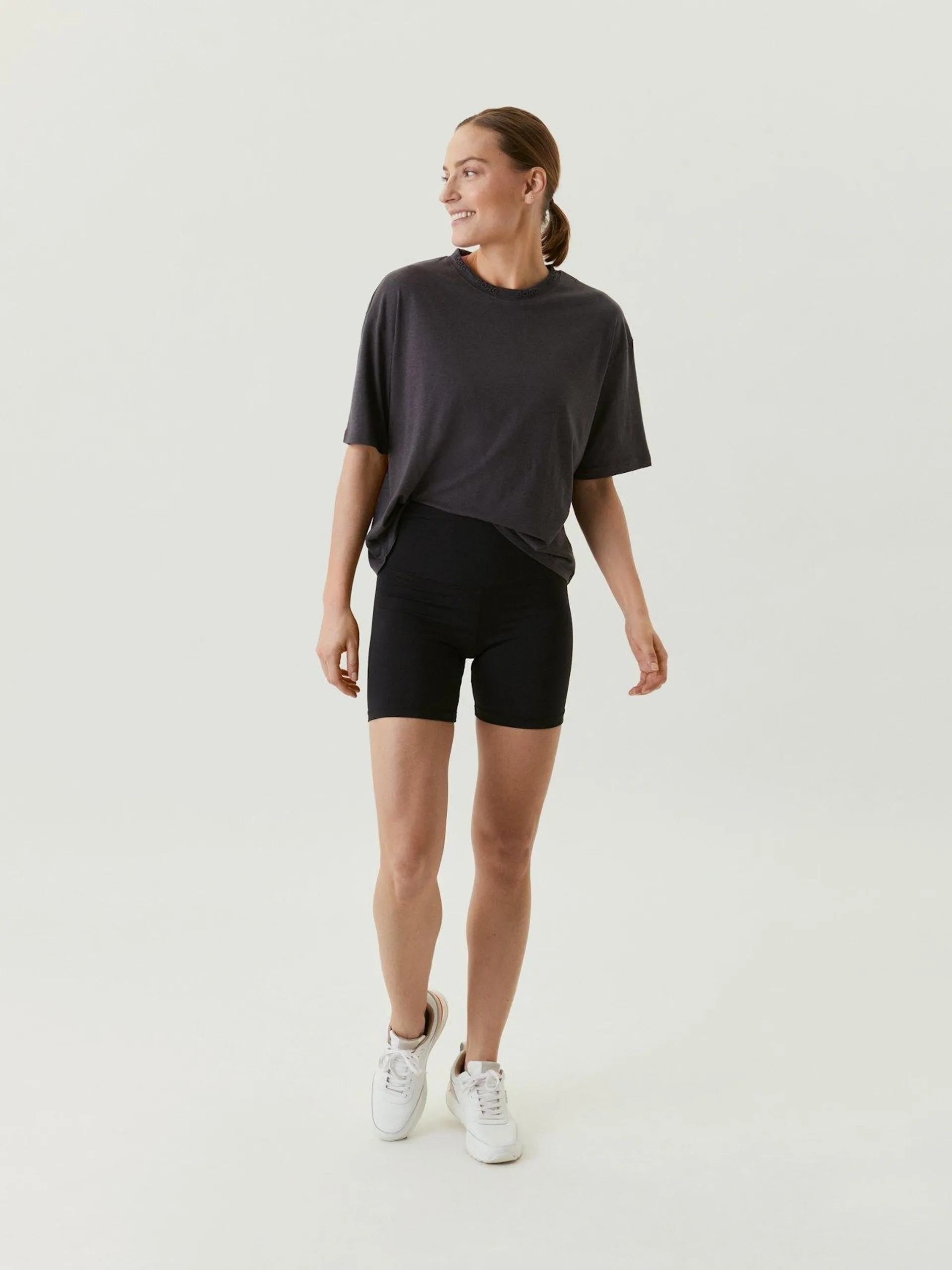 Borg High Waist Comfort Shorts