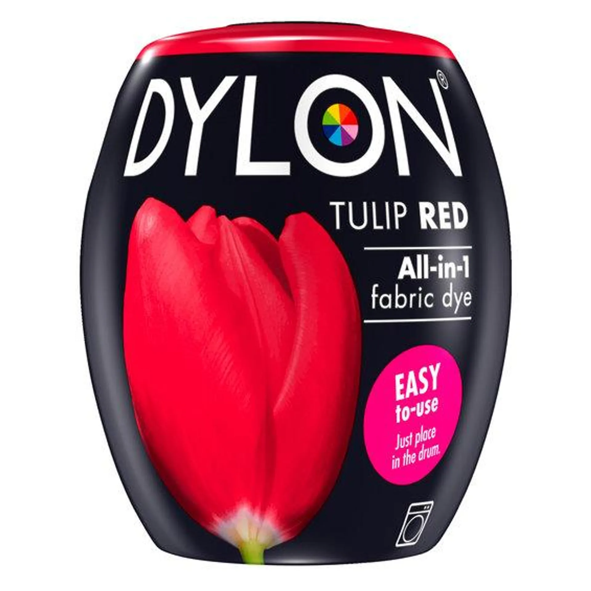 Dylon Pod All-in-1 tekstilfarge – Tulip red