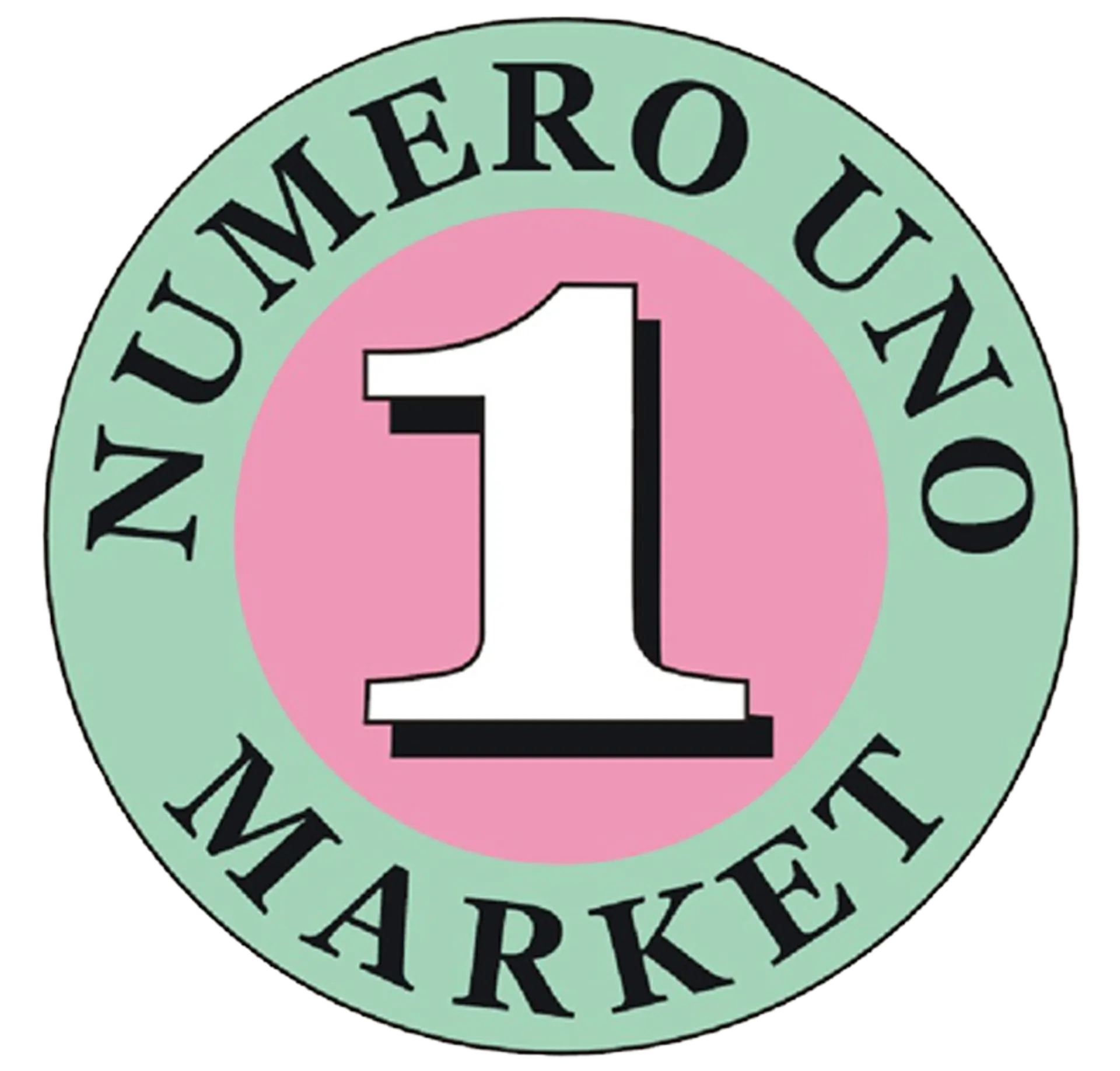 NUMERO UNO MARKET logo de catálogo