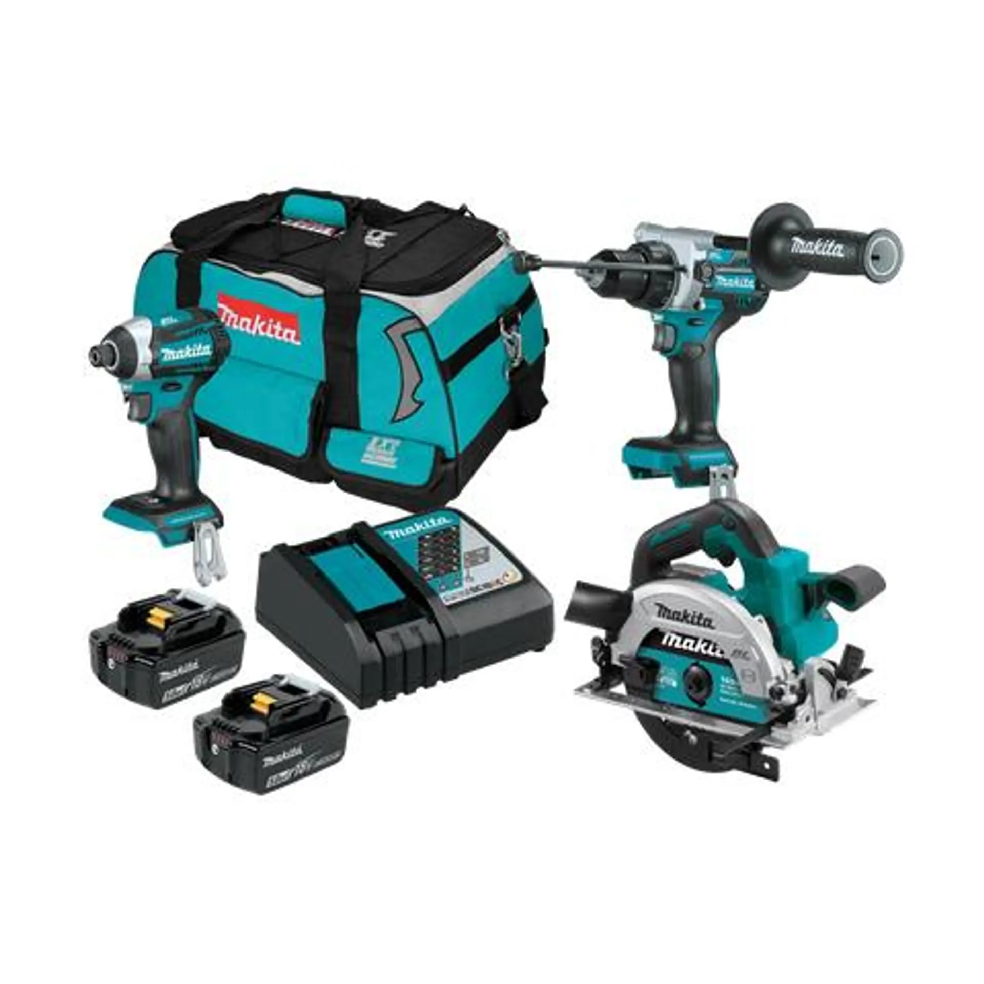 Makita LXT Cordless Combo Kit Brushless 3pc 18V 5Ah