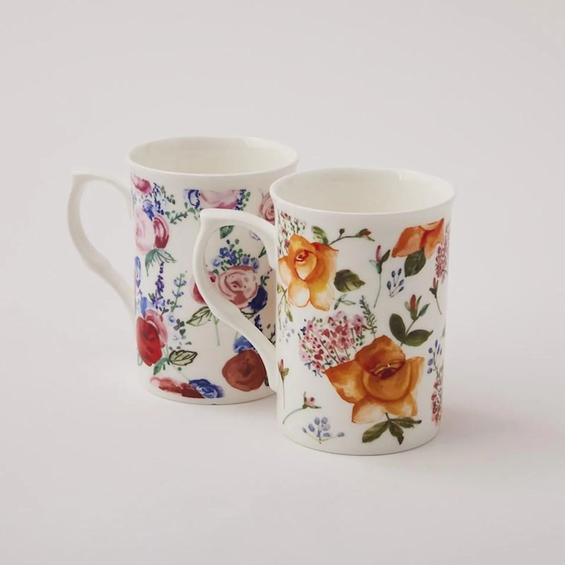 Rose of England Fine Bone China RoseBouquet Coffee Mug 325ml