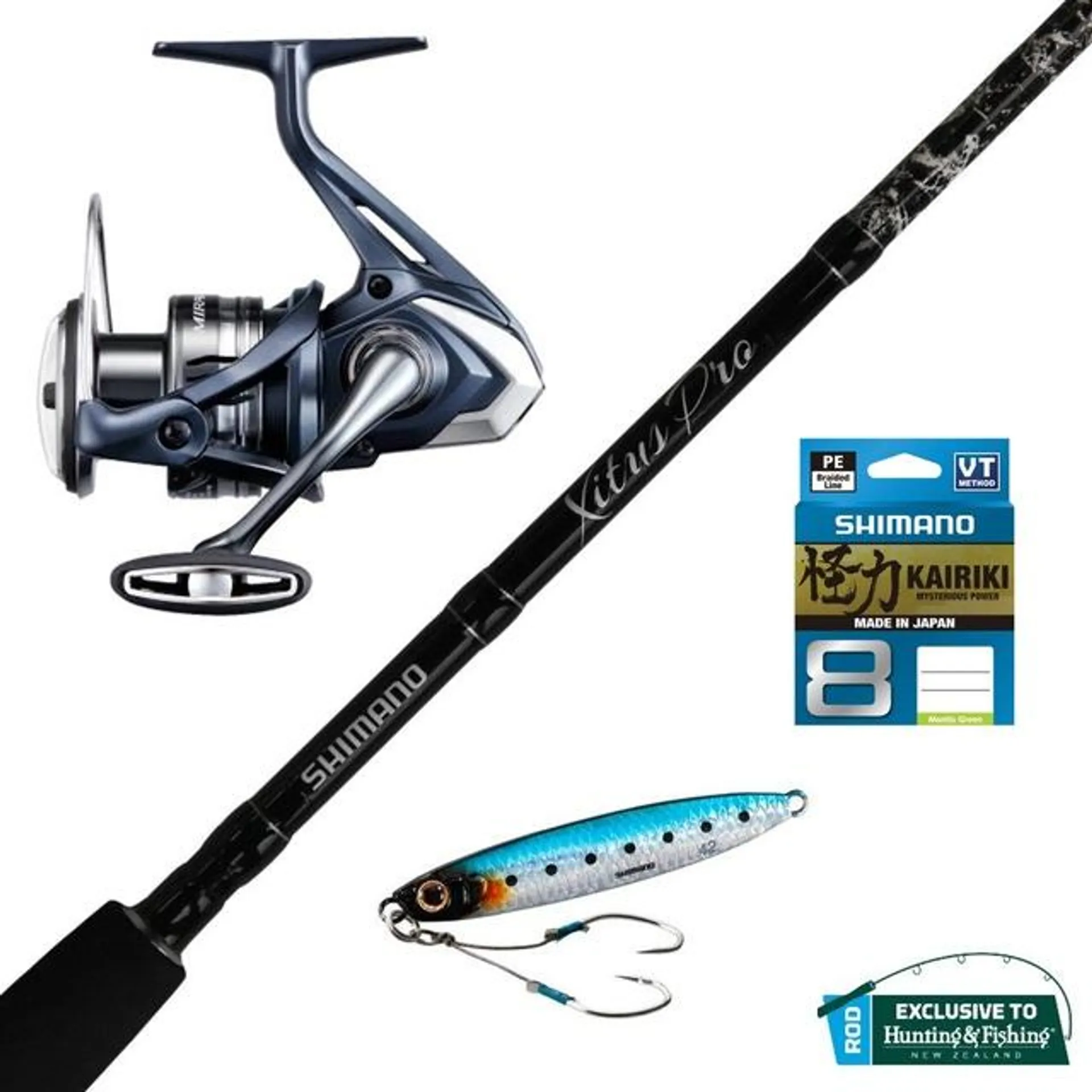 Shimano Miravel 4000XG / XPro 661 10-20lb / Braid