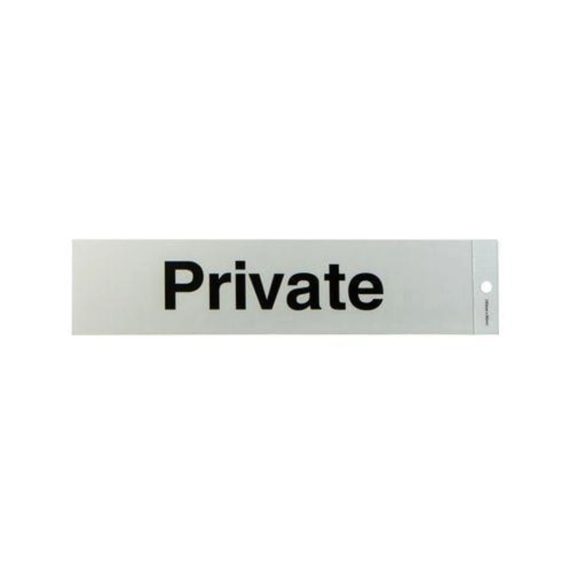 Brutus Private 245 x 60mm Self Adhesive Sign