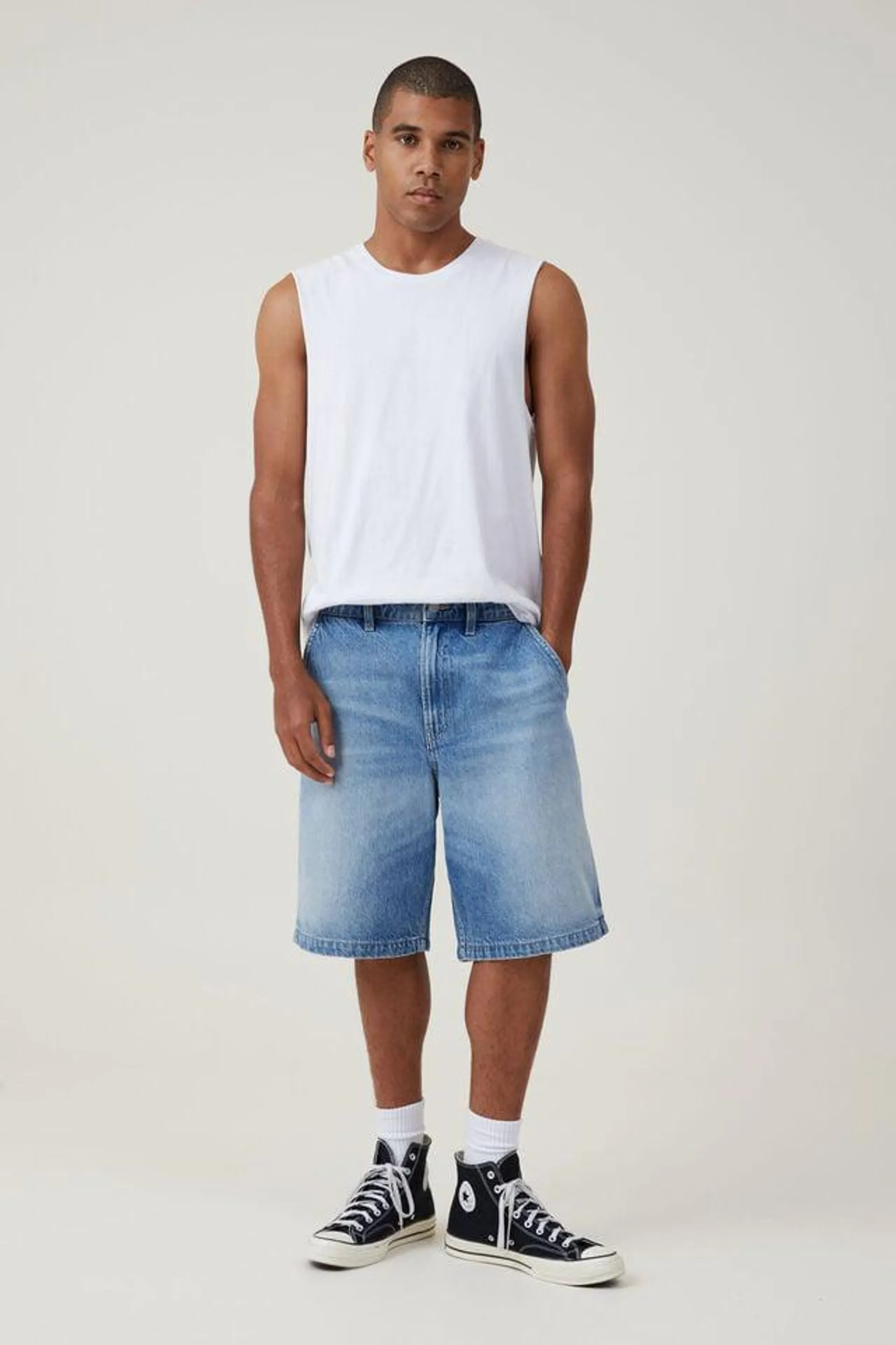 Baggy Denim Short