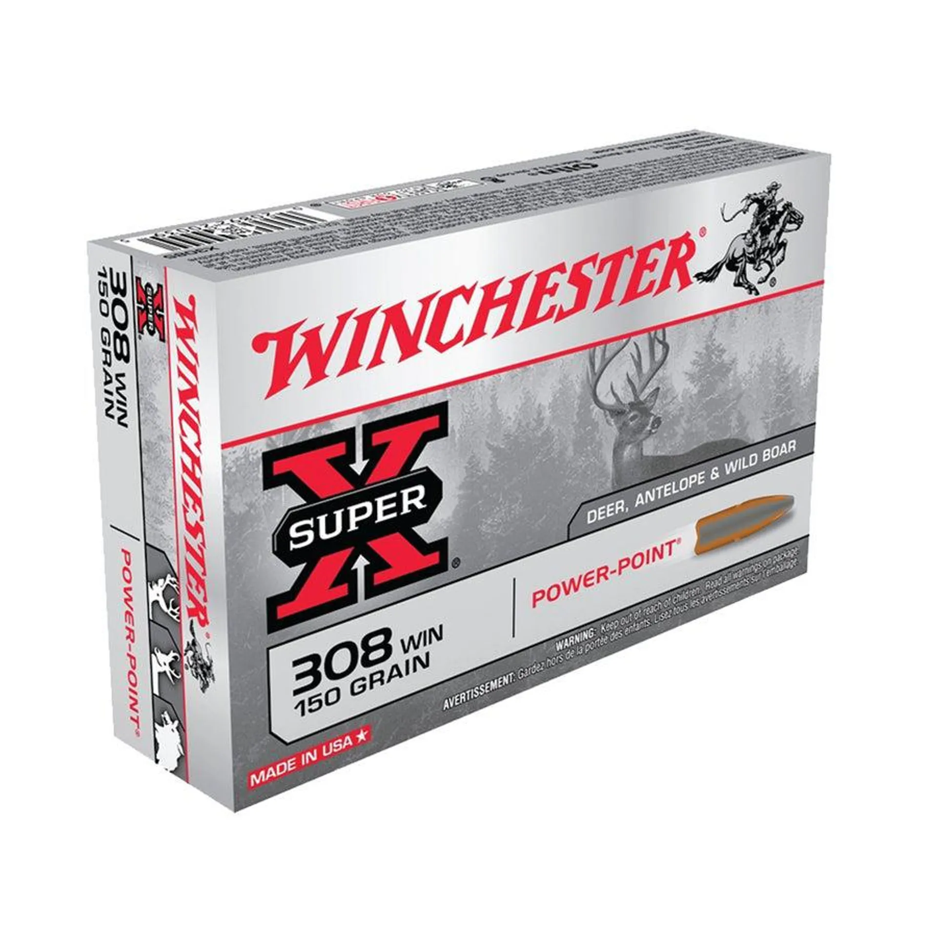 Winchester SuperX .308Win 150gr PP (20)