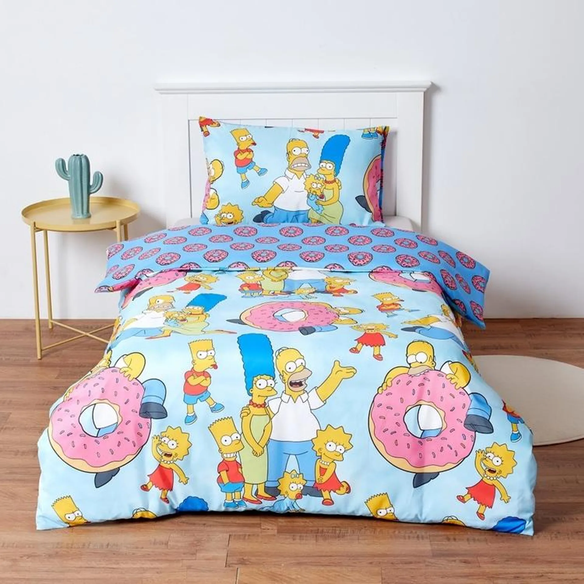 The Simpsons Quilt Cover Set Multicoloured