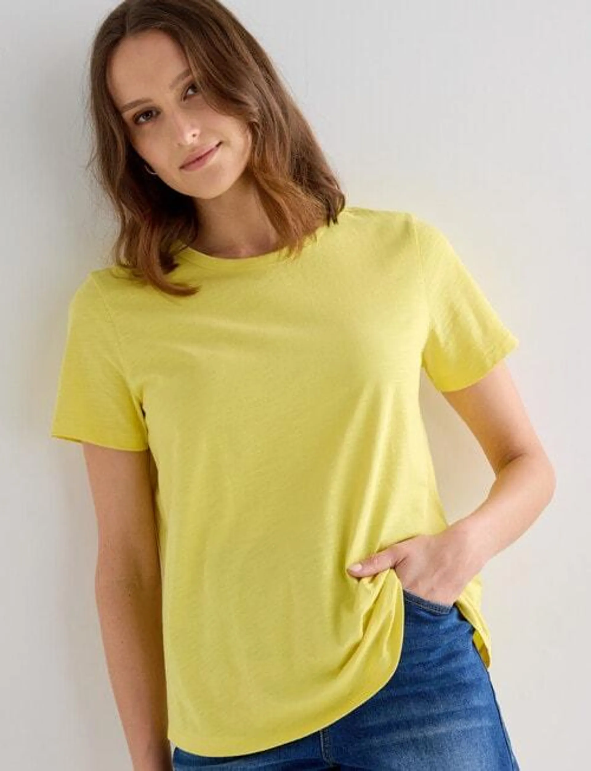 Zest Organic Cotton Tee, Limone