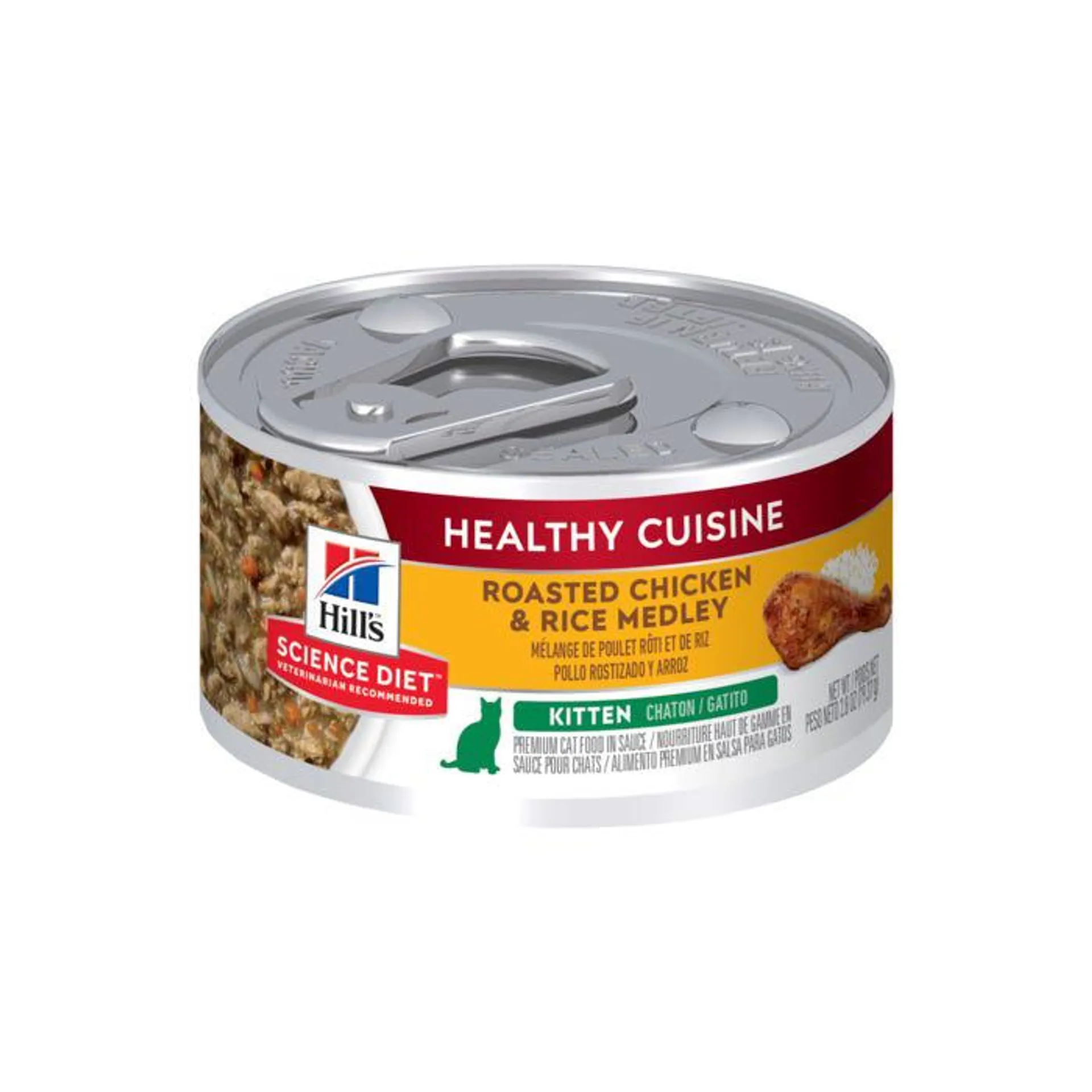 Hills Science Diet Healthy Cuisine Chicken & Rice Medley Kitten