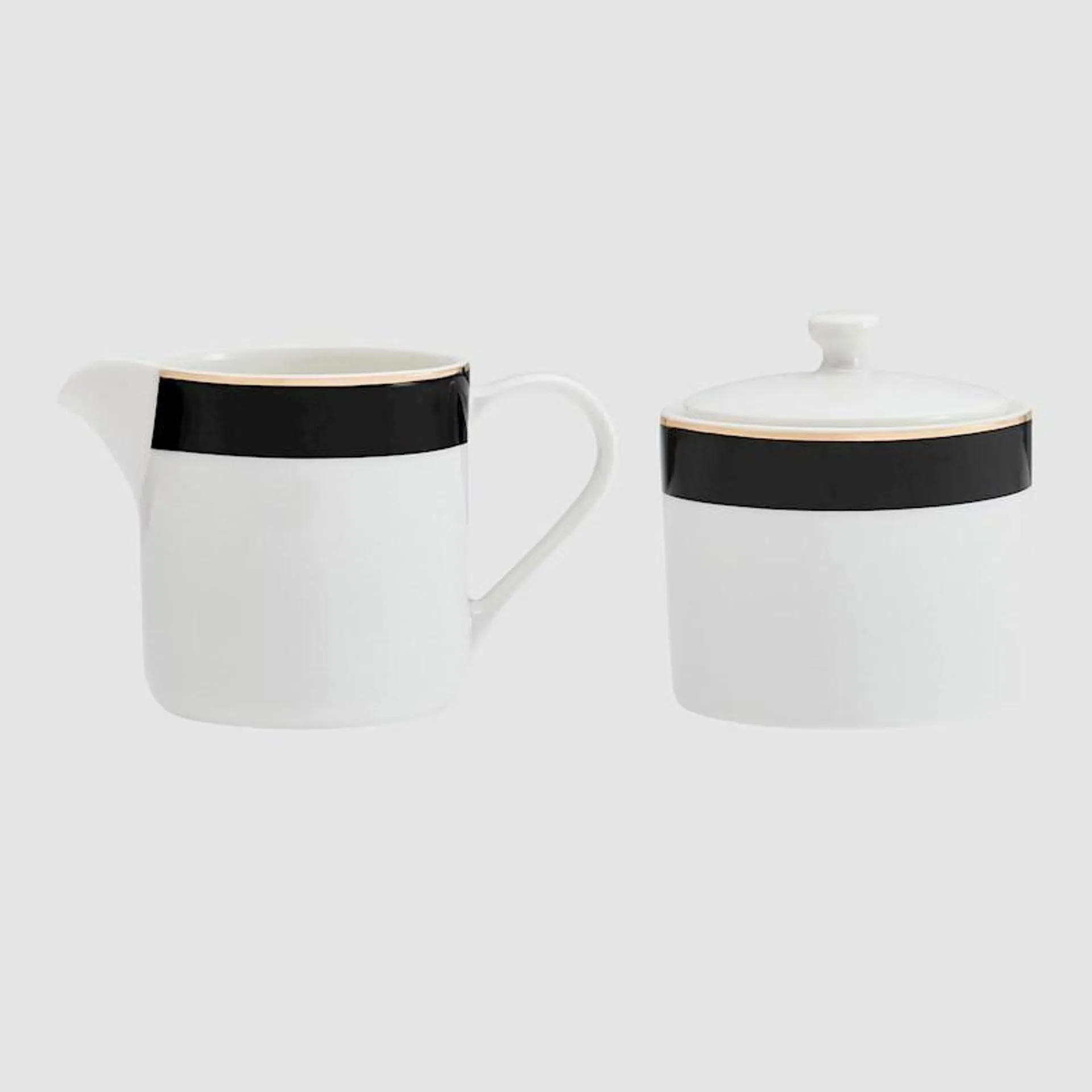 Mikasa Luxe Deco Sugar & Creamer 2Pc