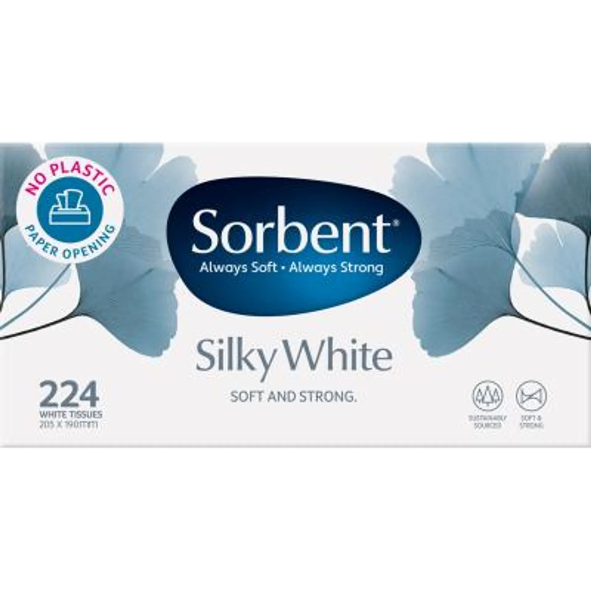 Sorbent Silky White Tissues