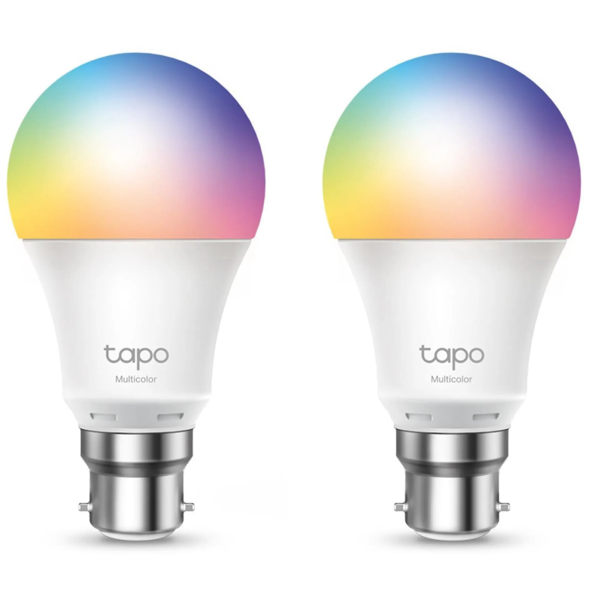 TP-Link Tapo Smart Wi-Fi Multicolour Bulb (B22) [2-Pack]