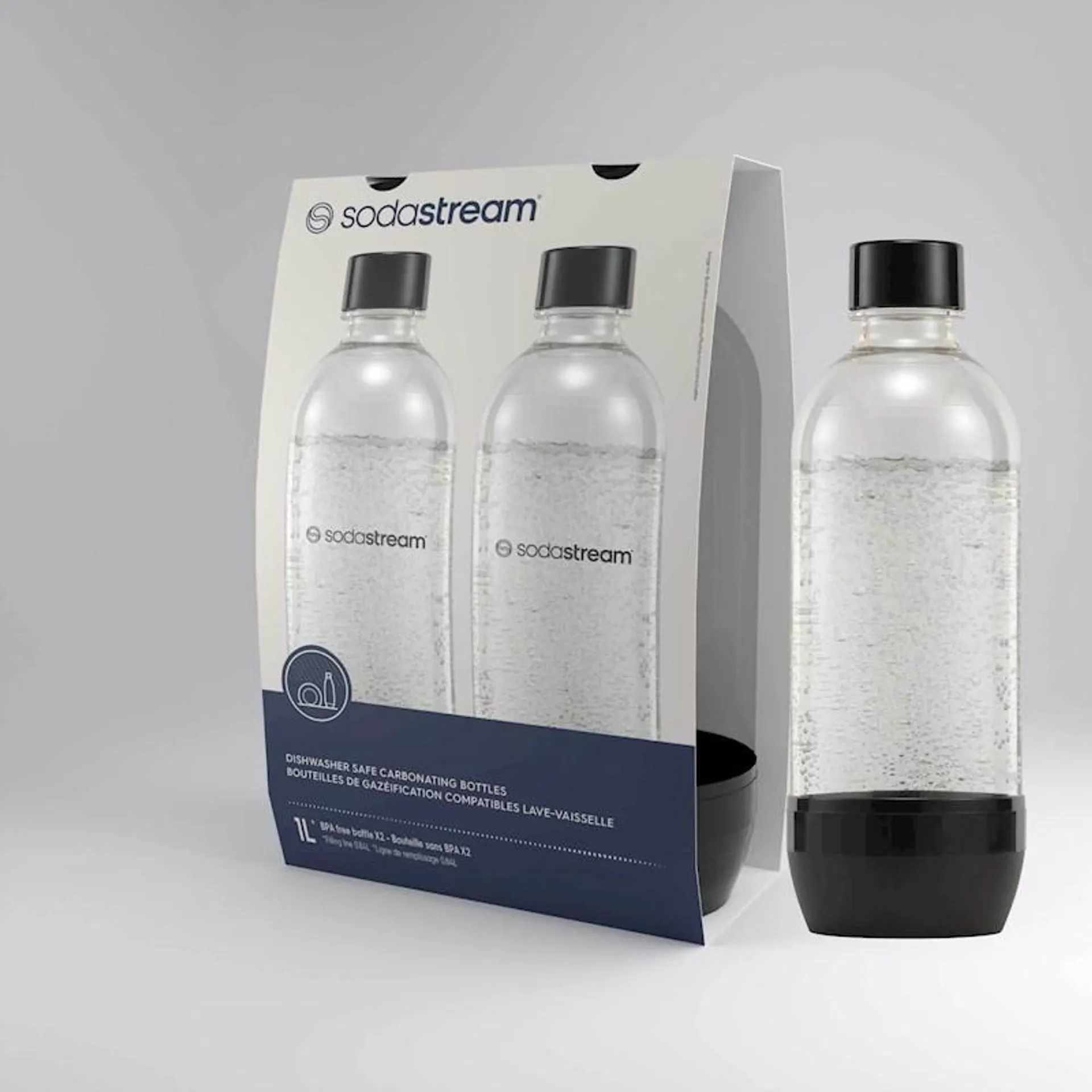 SodaStream Carb Bottle Twin Pack 1 Litre