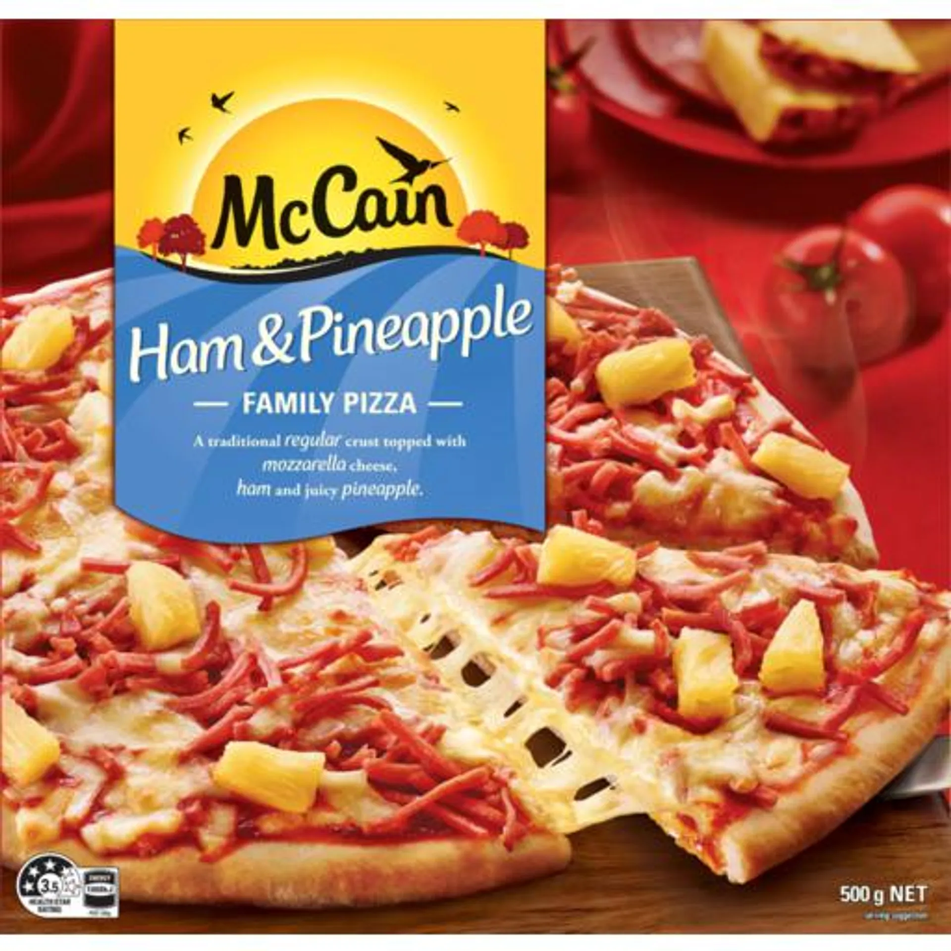 McCain Pizza Ham & Pineapple 500g