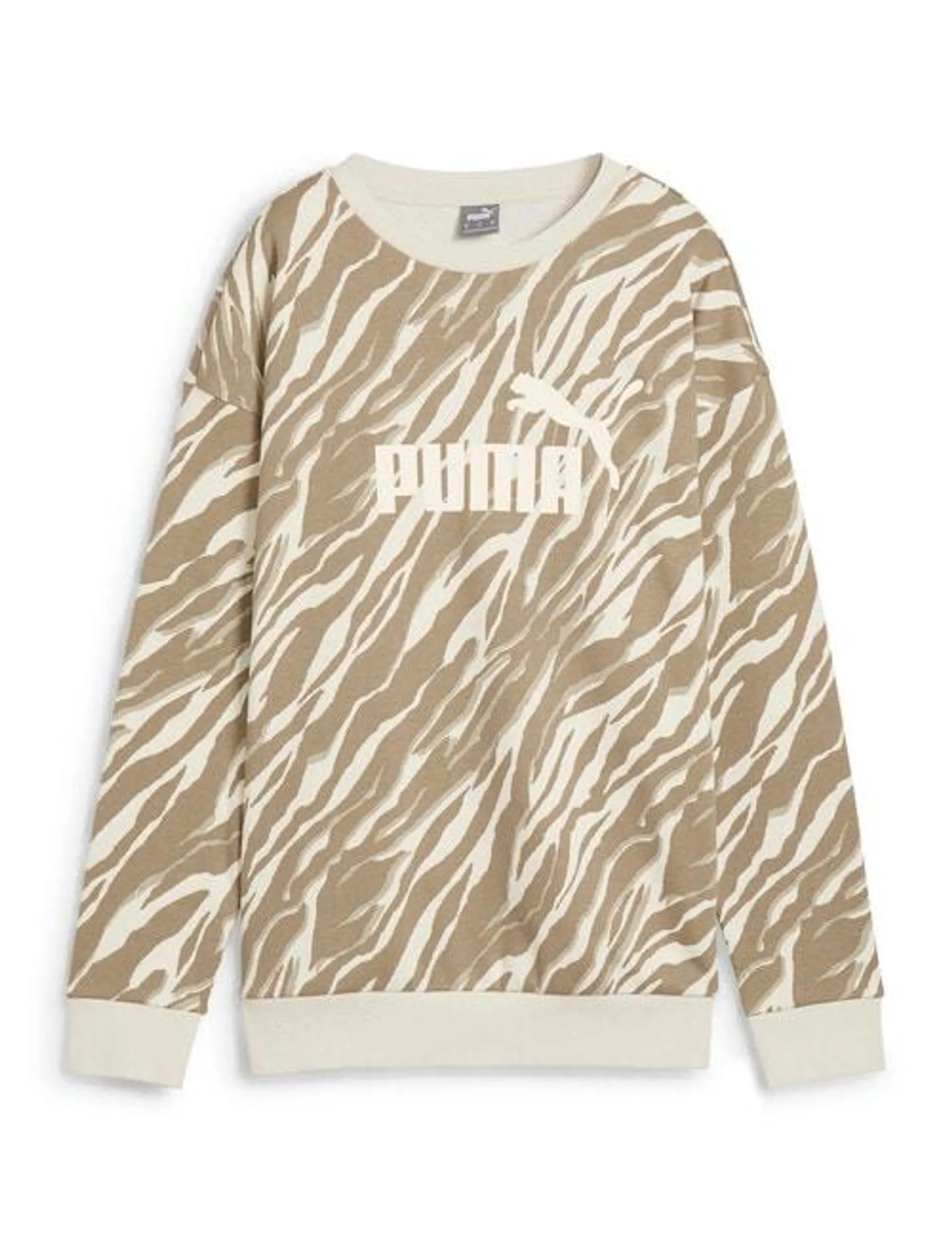 Puma Essential Animal Crew Sweat, Alpine Snow