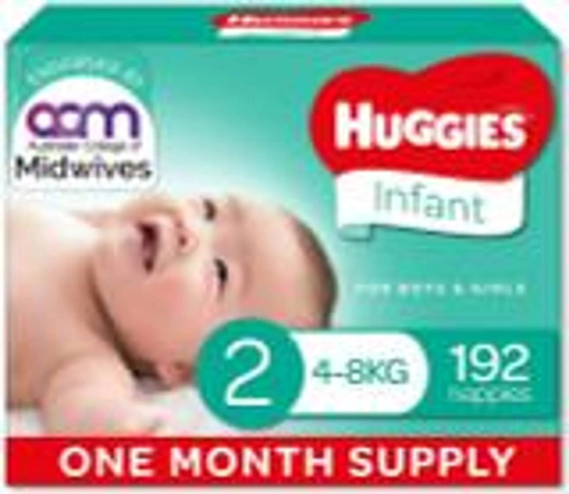 Huggies Ultimate Nappies Size 2 Infant 192s
