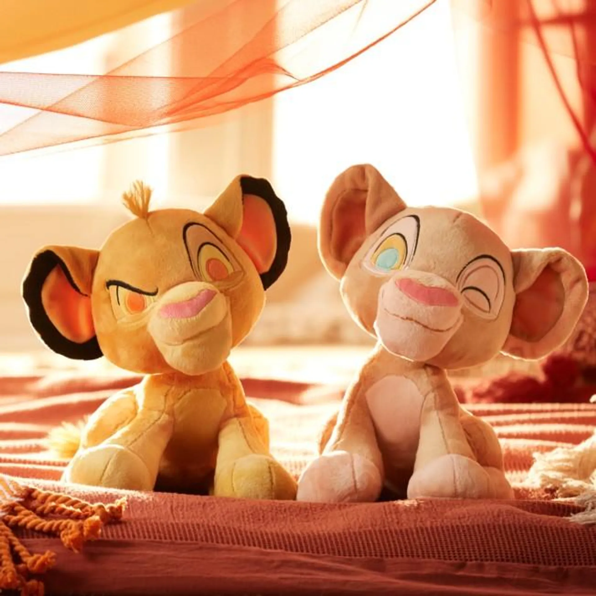 Simba and Nala Small Plush Set, The Lion King 30th Anniversary