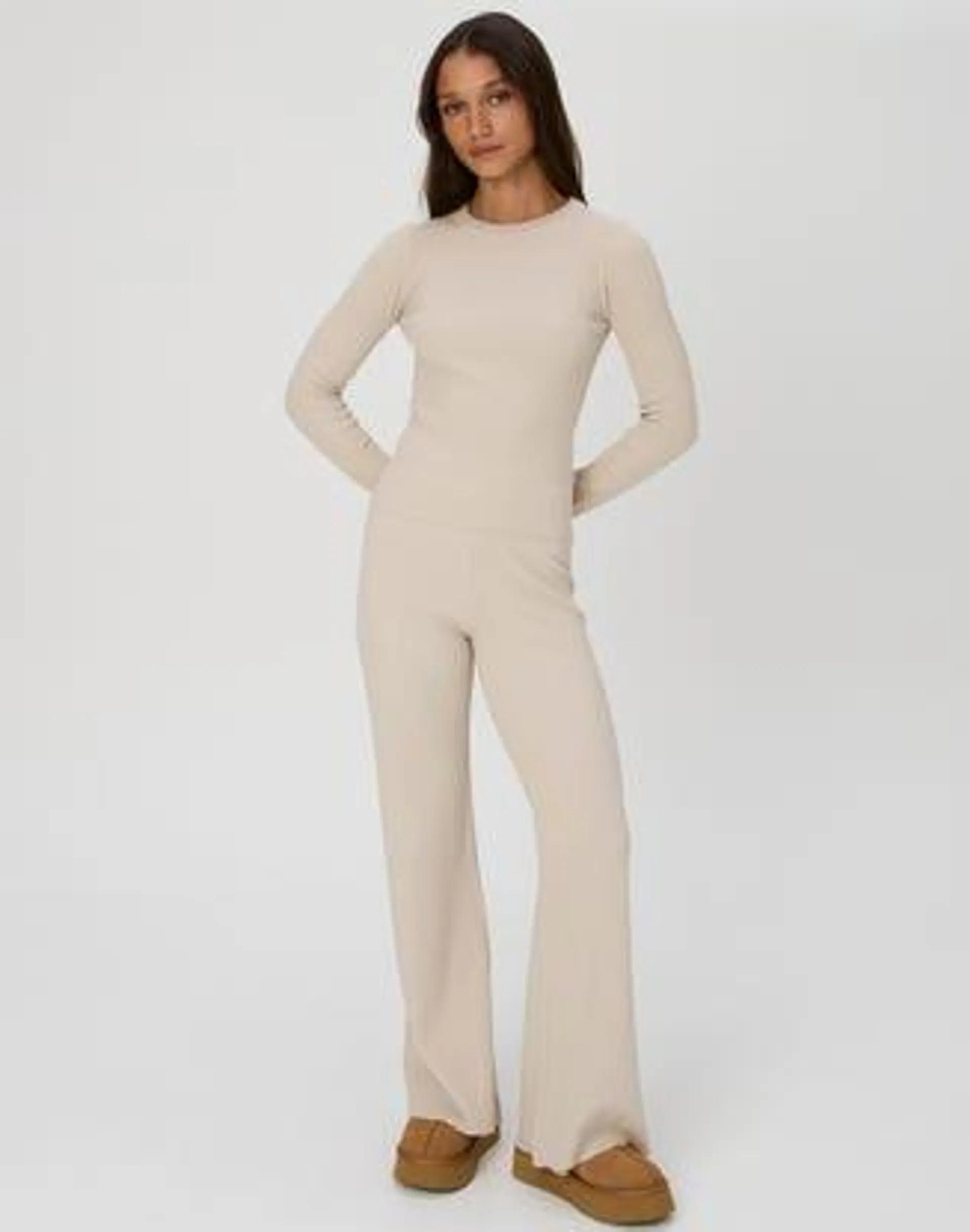 High Rise Knit Pant