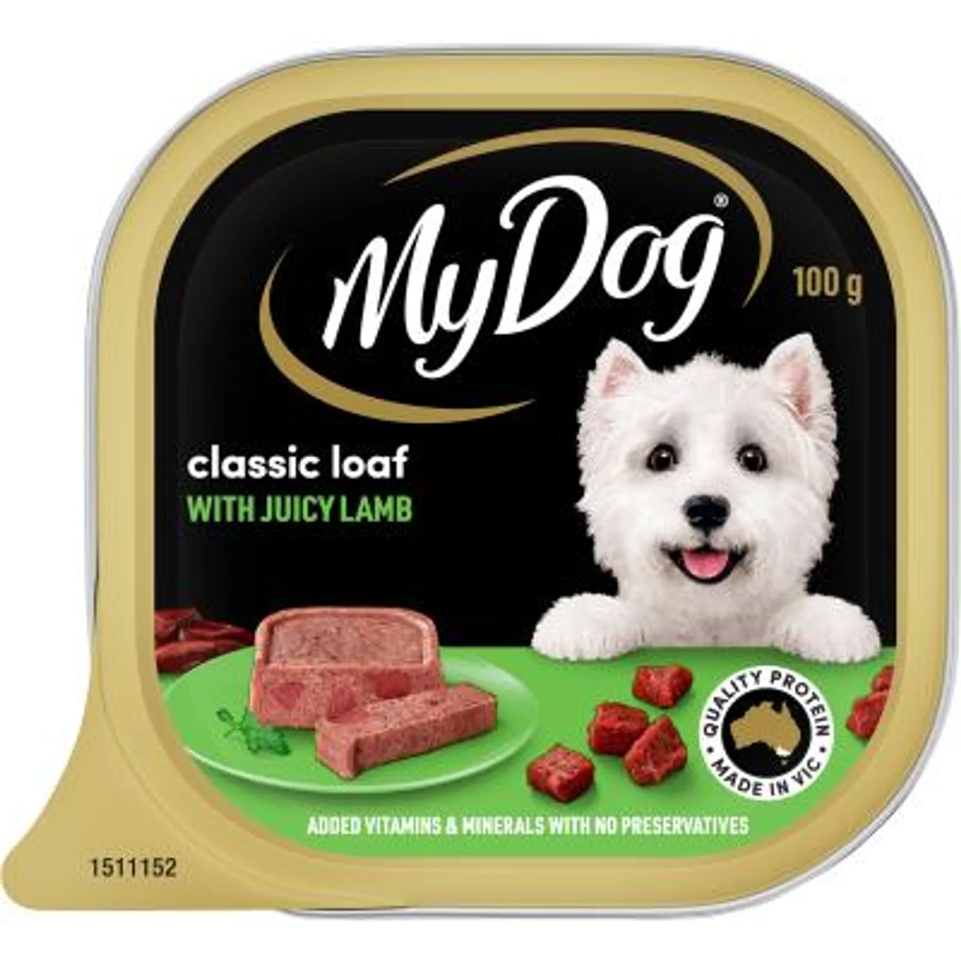 My Dog Classic Loaf With Juicy Lamb Wet Dog Food