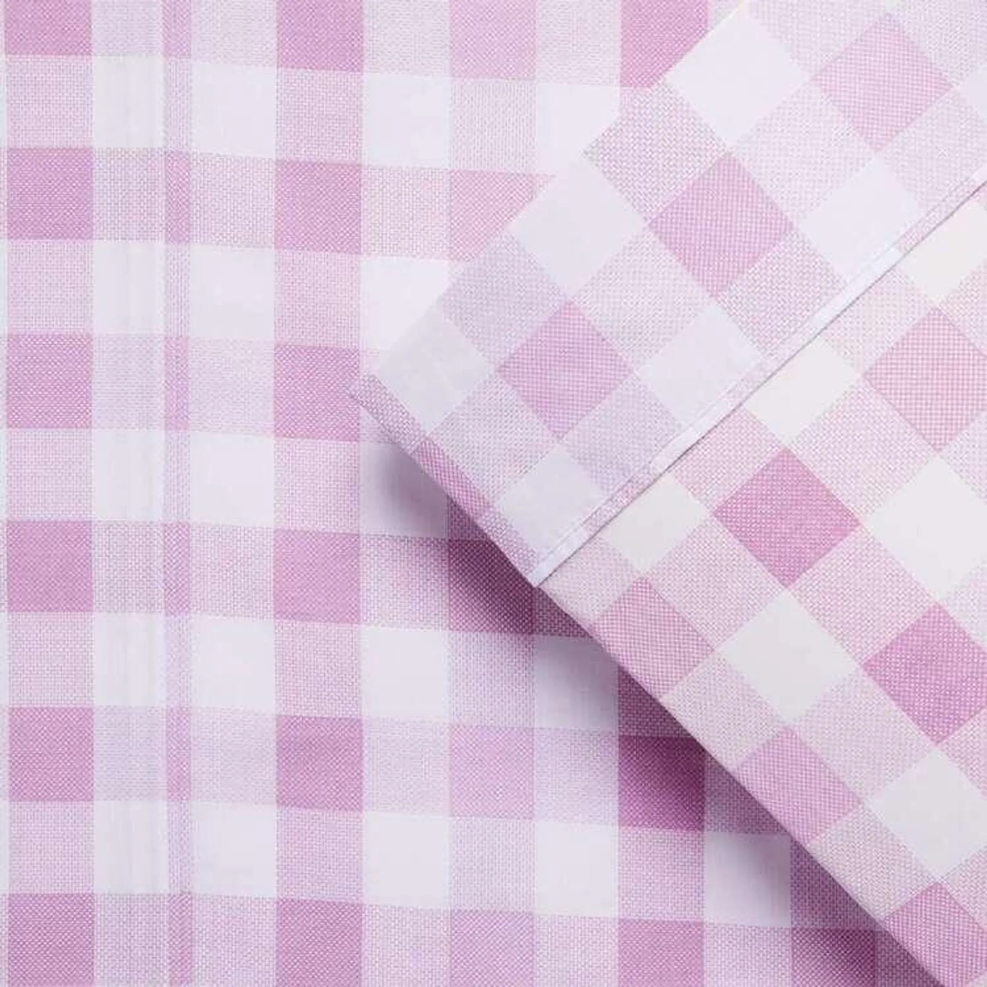 KOO Kids Gingham Sheet Set Pink