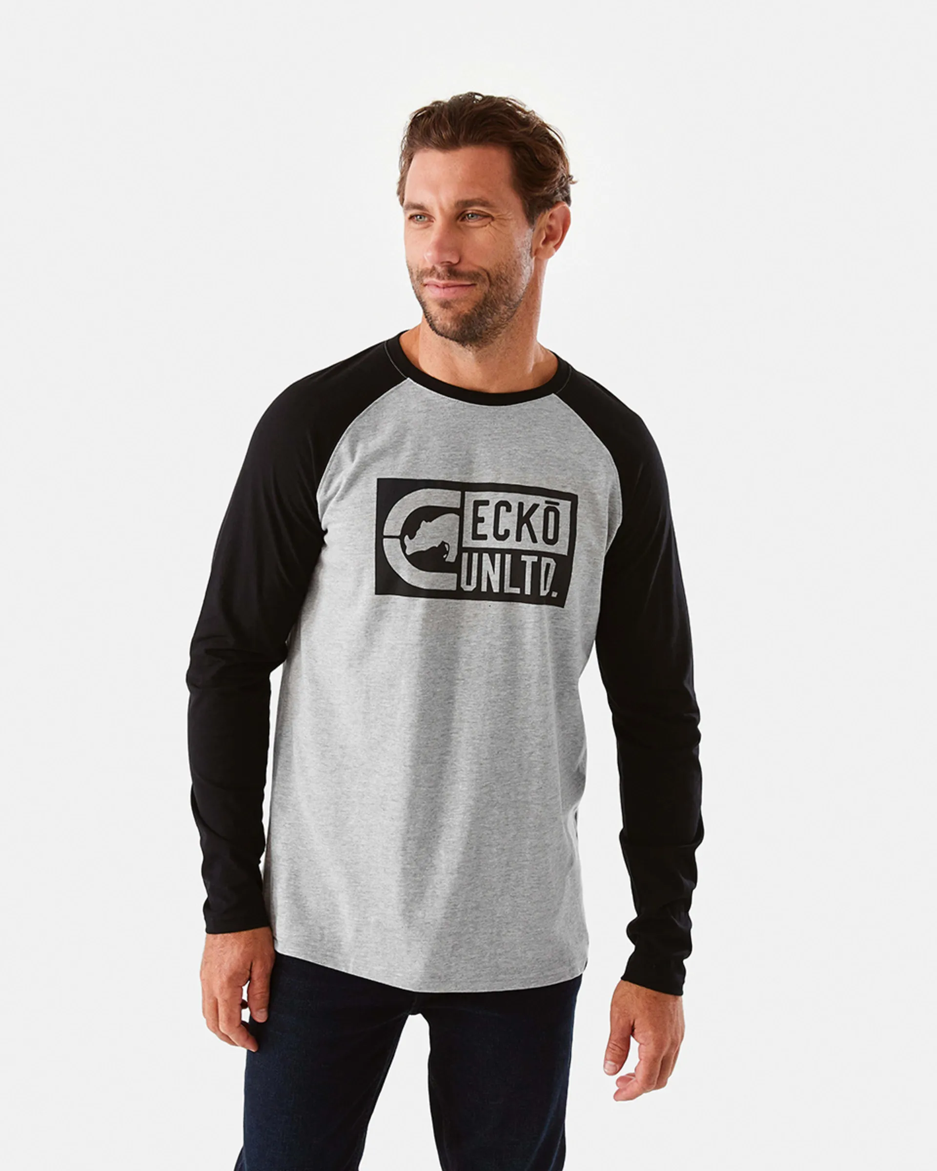 Ecko License Long Raglan Sleeve T-Shirt