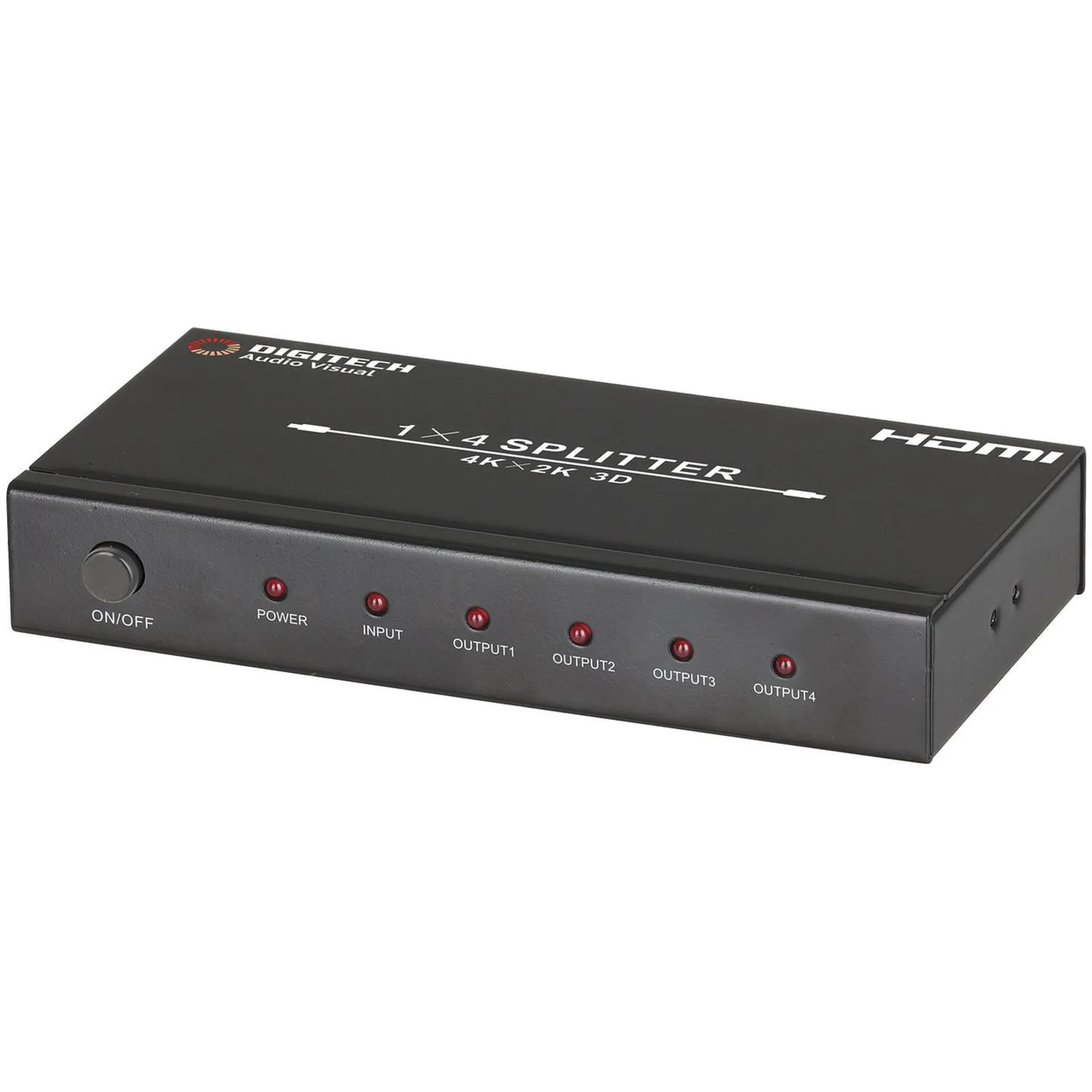 Digitech 4 Way Splitter with 4K Support