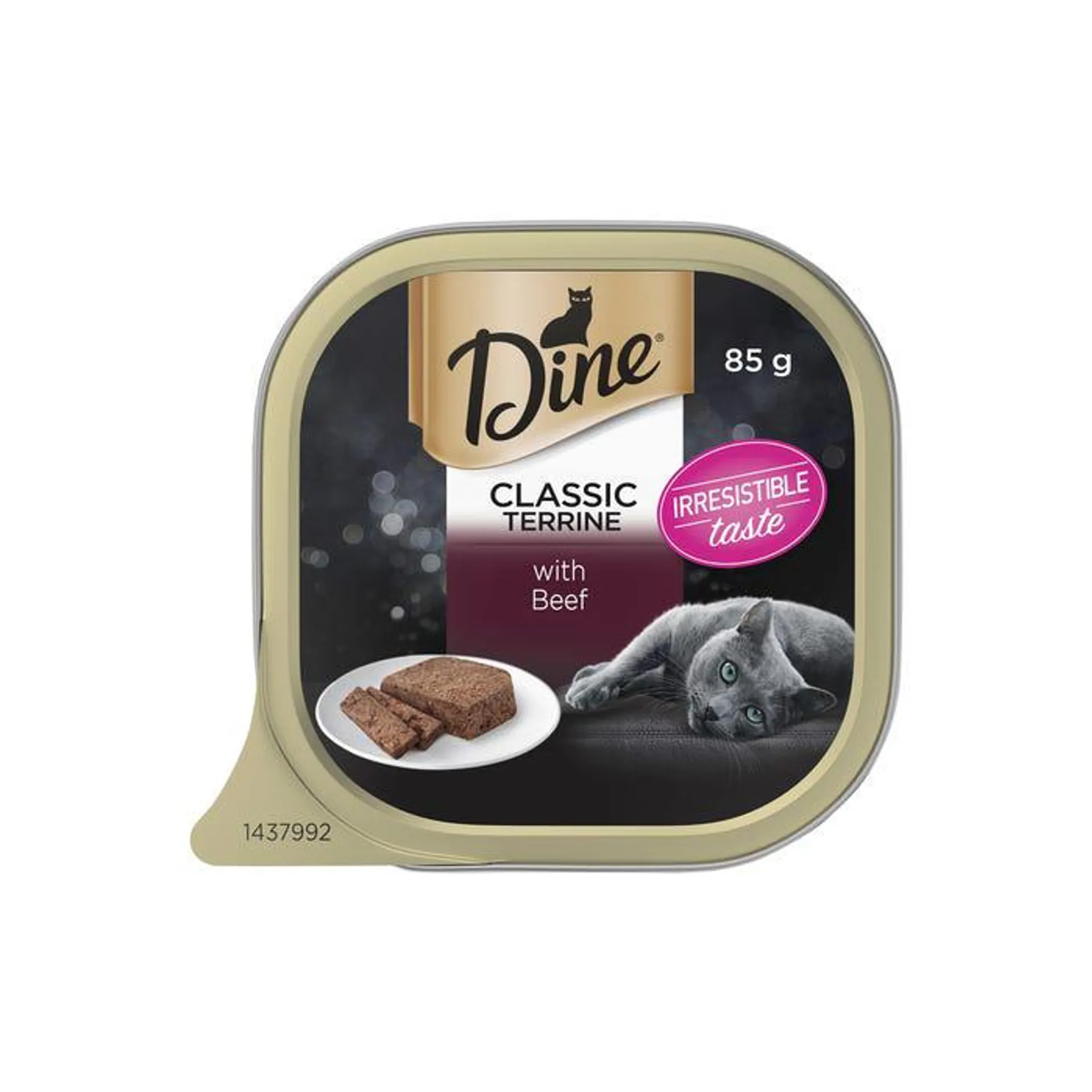 Dine Daily Classic Terrine With Beef Cat Food 85g