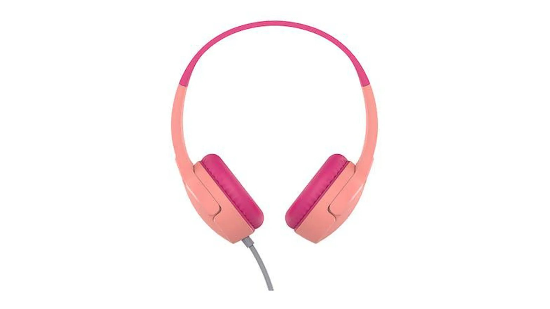 Belkin SOUNDFORM Mini Kids Wired On-Ear Headphones - Pink