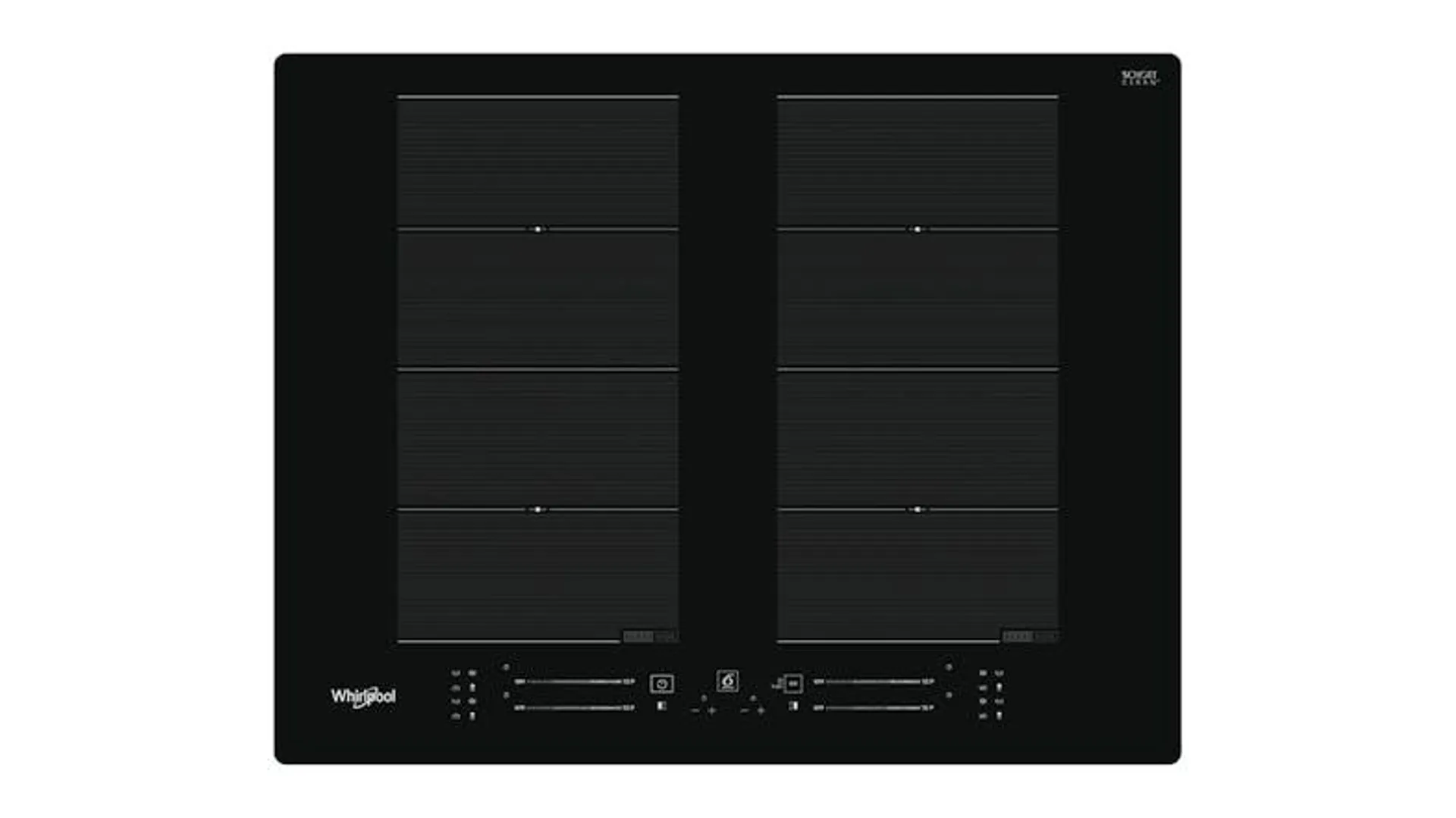 Whirlpool 65cm 4 Zone Induction Cooktop - Black Glass (WSS8865NEP)