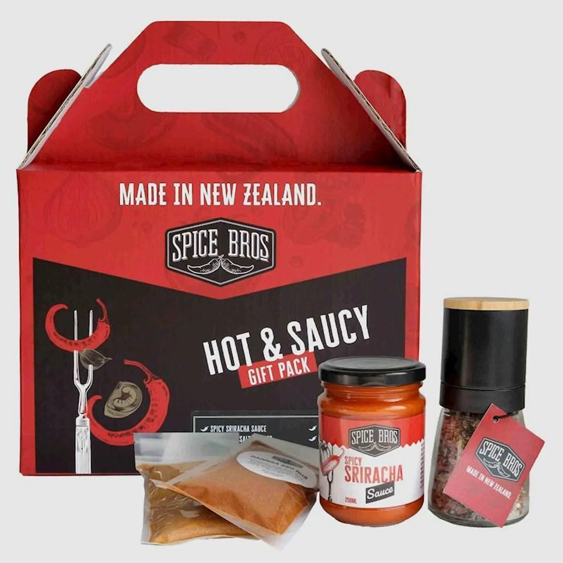 Spice Bros Barbeque Hot & Spicy Gift 4 Piece Set