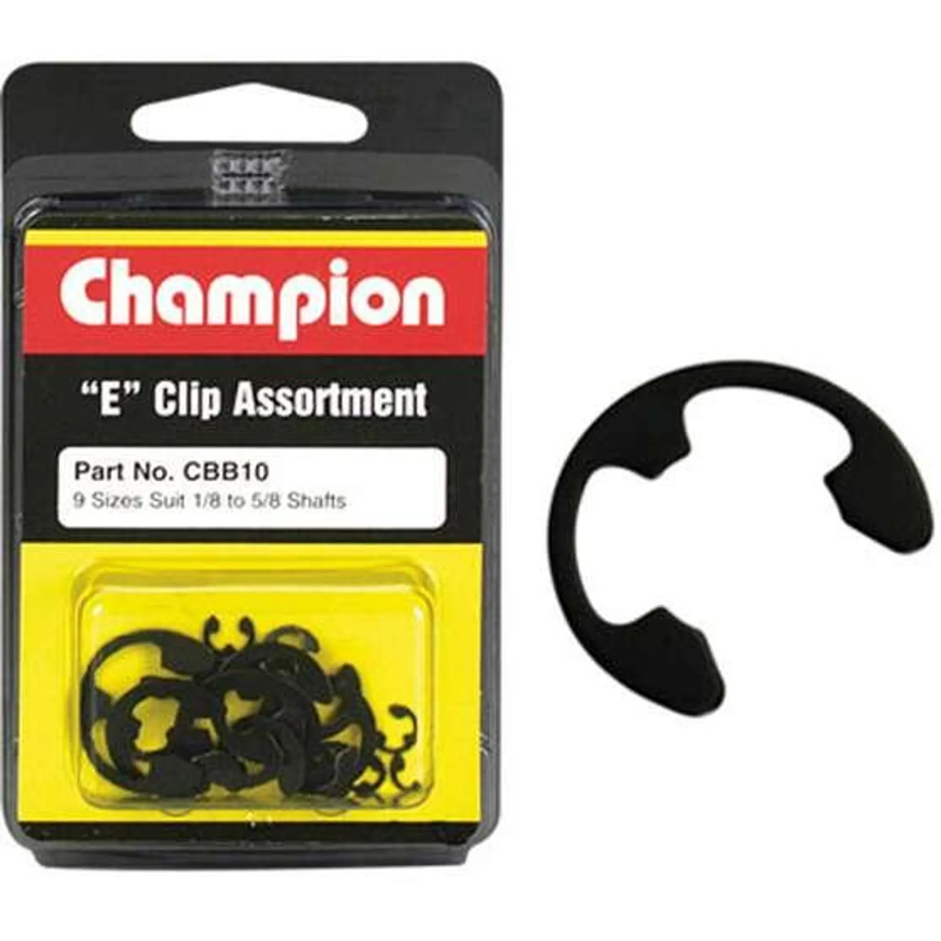 Champion E Clip Assortment - 1 / 8-5 / 8, CBB10