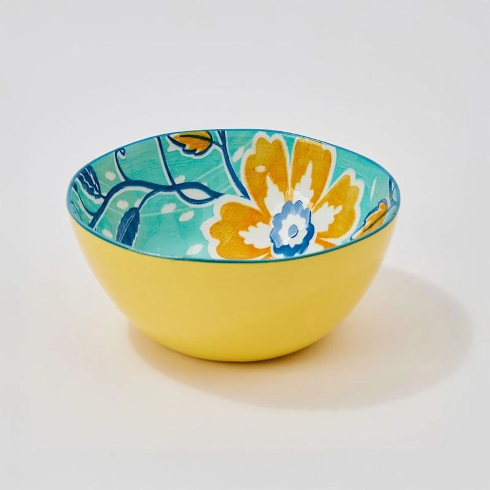 Urban Loft Botanic Bliss New Bone Bowl 15.2cm