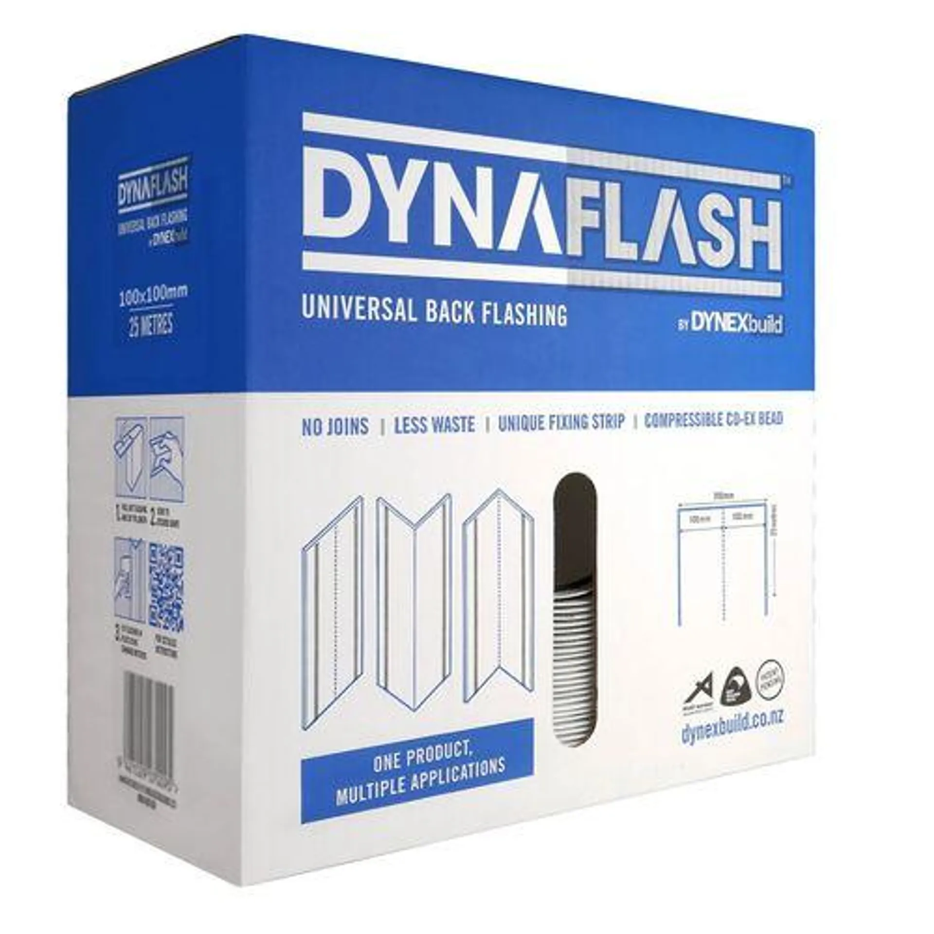 DynaFlash 100 x 100mm Universal Back Flashing