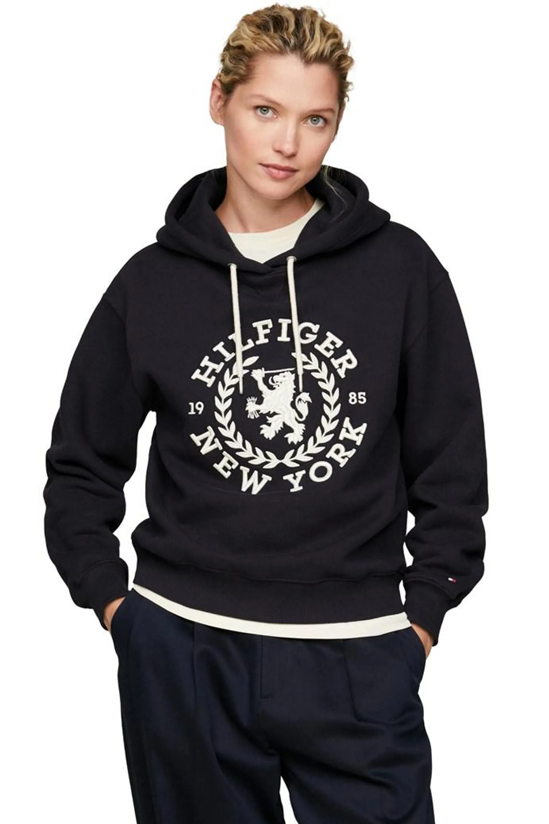 Reguar Hoodie With TH Crest