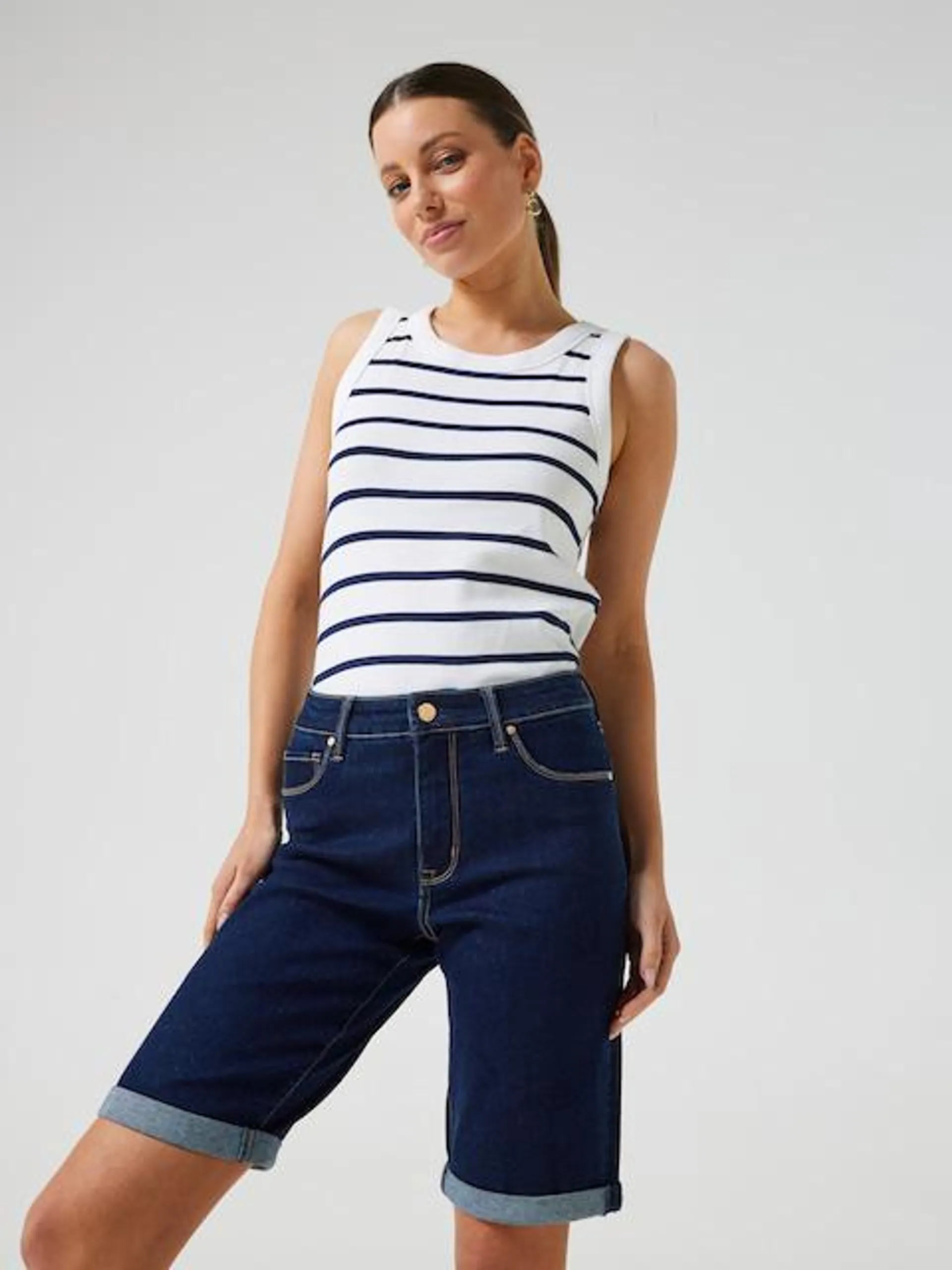 Just Jeans Reformed High Rise Bermuda Short