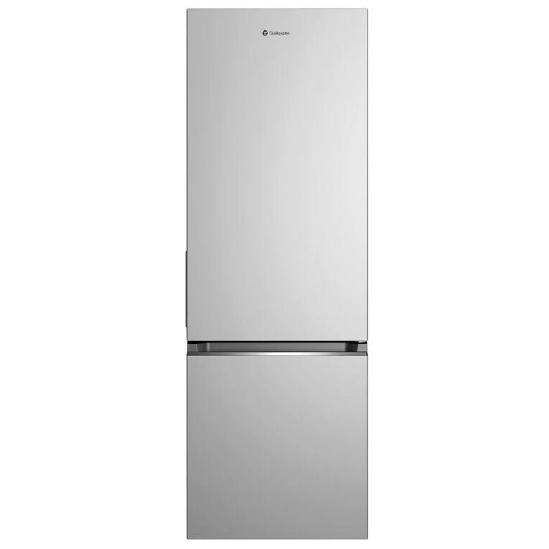 Westinghouse 335L bottom freezer refrigerator, arctic steel