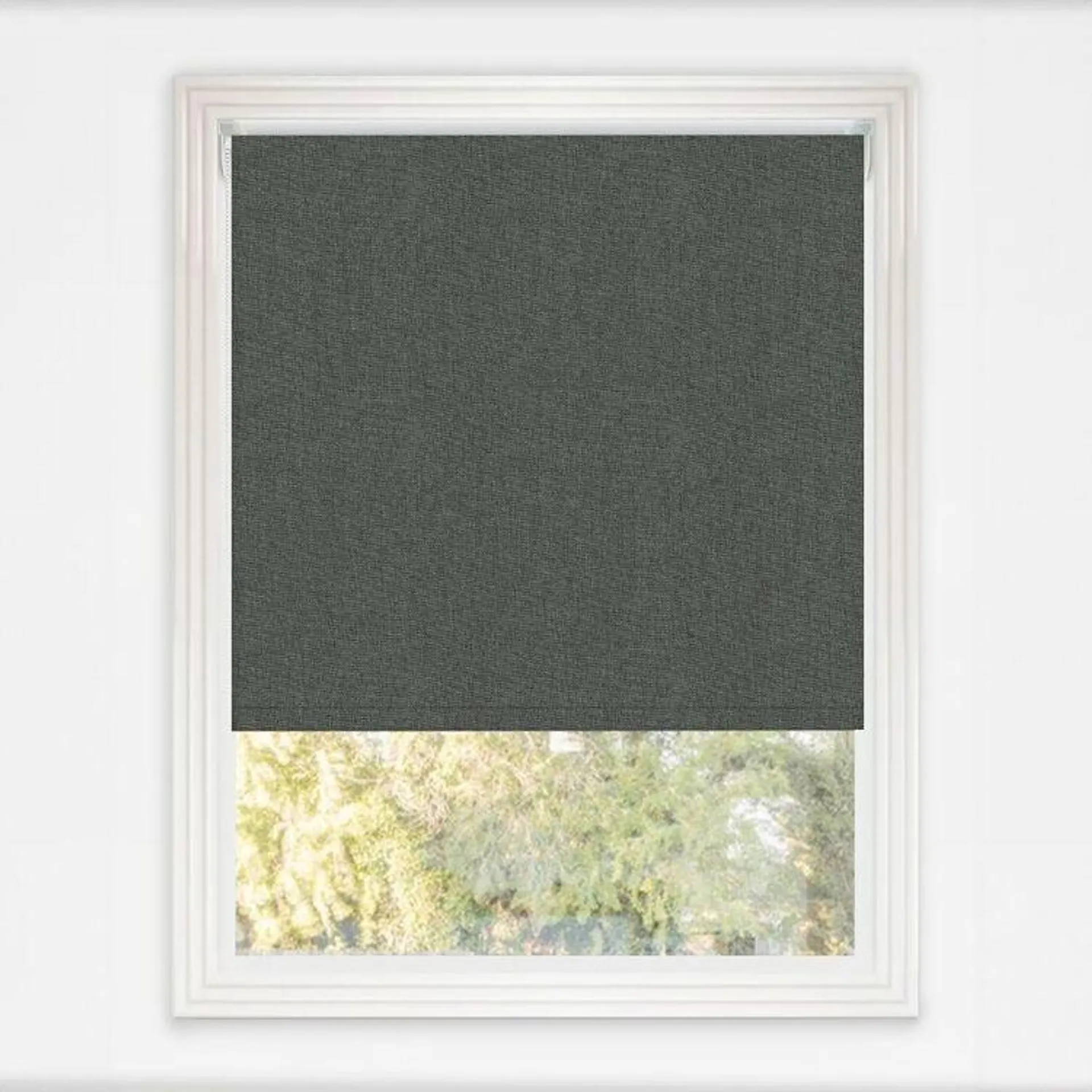 Emerald Hill Saxby Blockout Roller Blind Charcoal